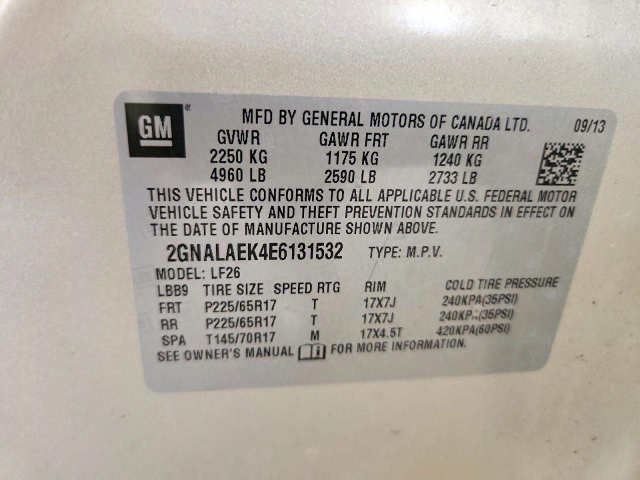 2014 Chevrolet Equinox Ls Tan vin: 2GNALAEK4E6131532