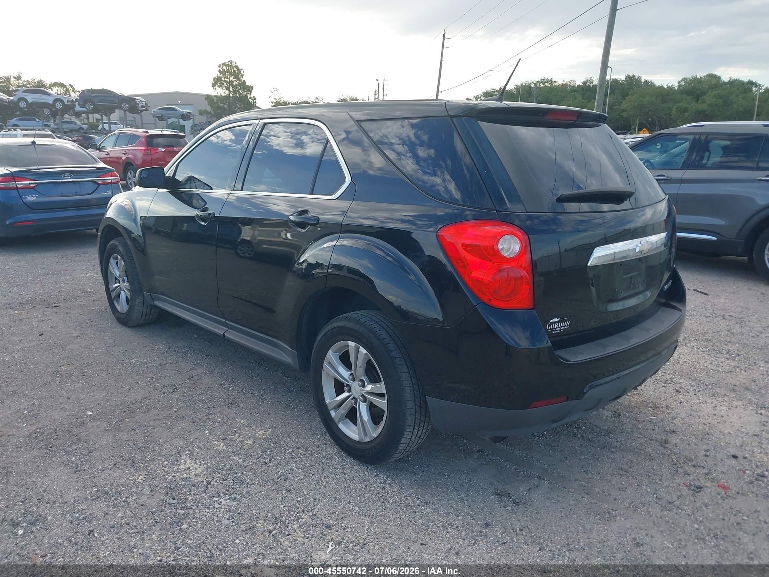 2014 Chevrolet Equinox Ls Black vin: 2GNALAEK4E6137606