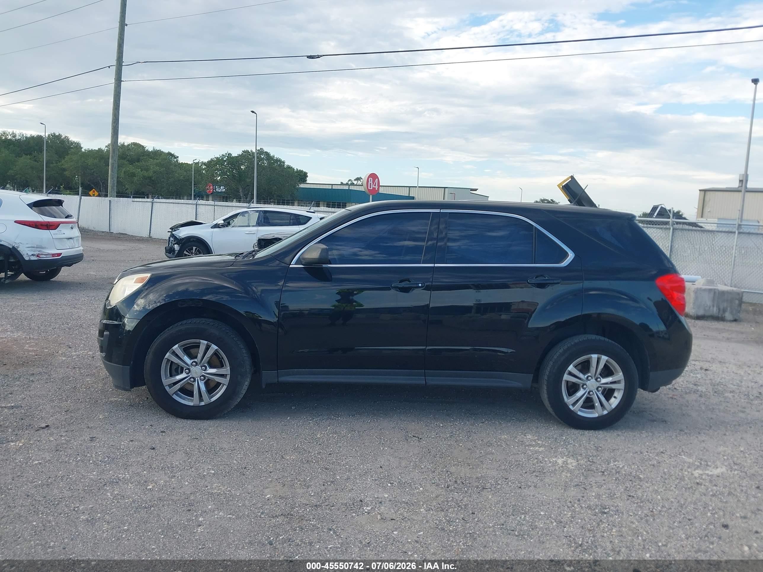 2014 Chevrolet Equinox Ls Black vin: 2GNALAEK4E6137606