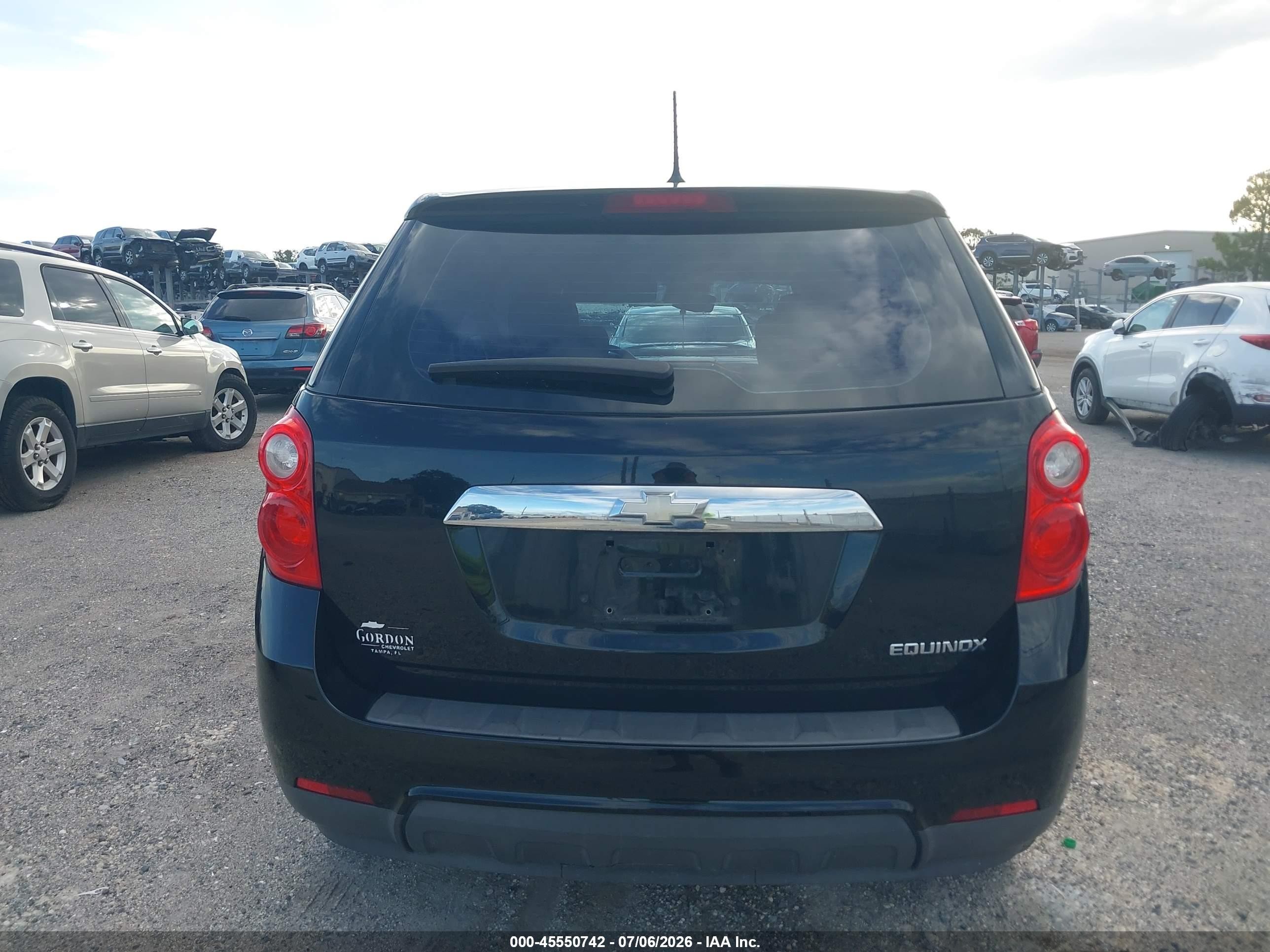 2014 Chevrolet Equinox Ls Black vin: 2GNALAEK4E6137606