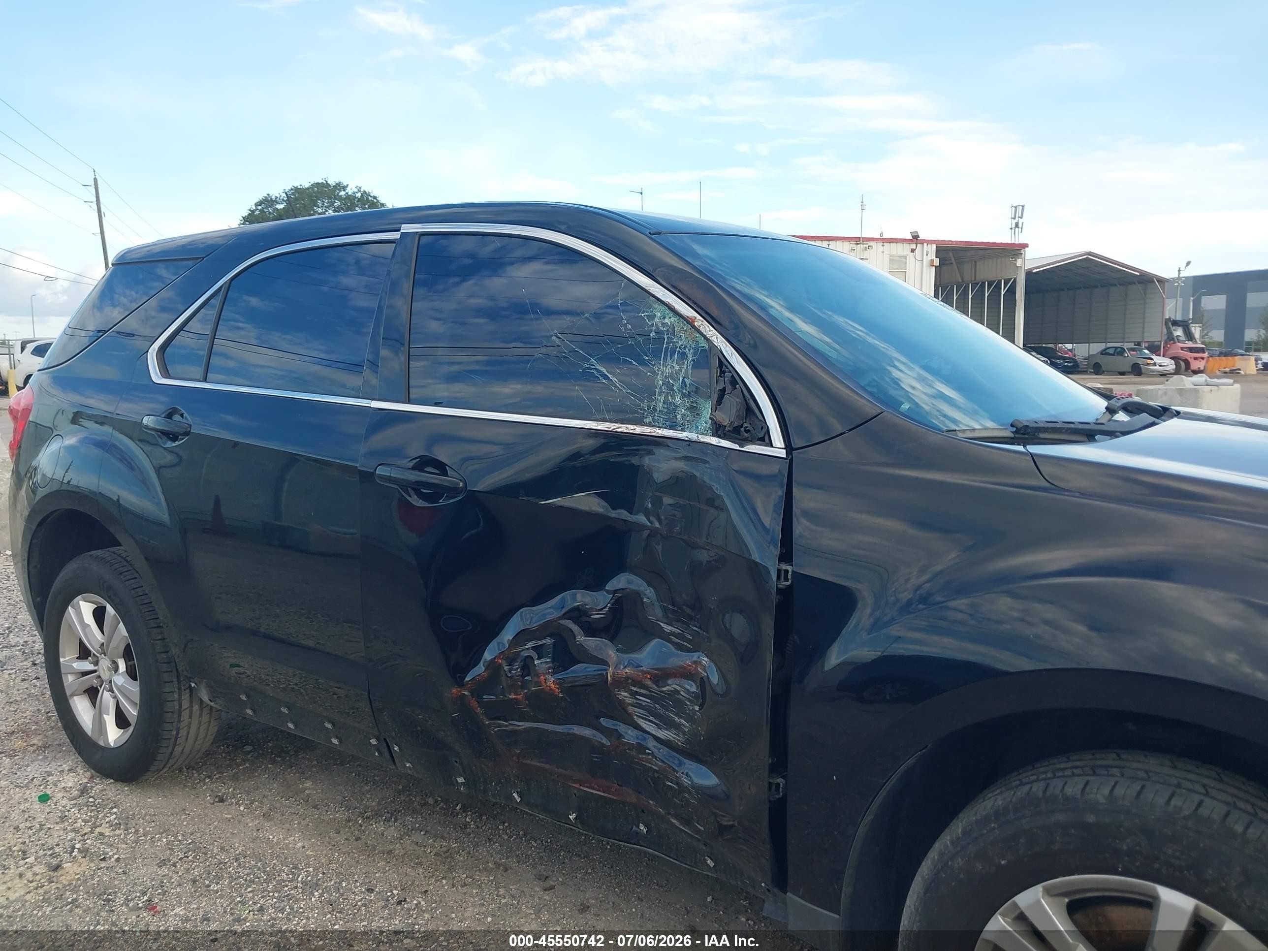2014 Chevrolet Equinox Ls Black vin: 2GNALAEK4E6137606