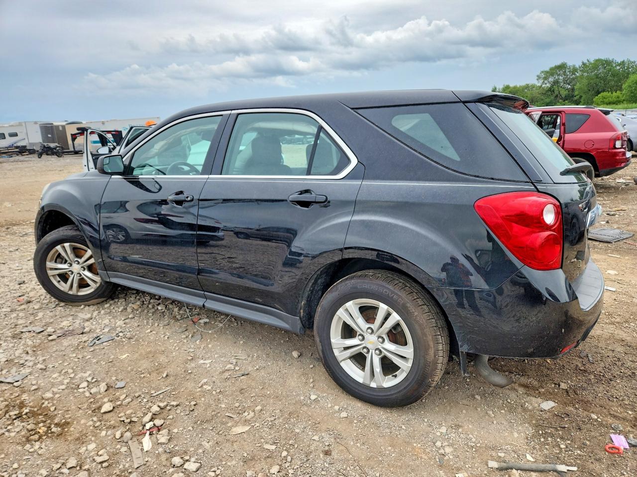 2014 Chevrolet Equinox Ls Black vin: 2GNALAEK4E6319189