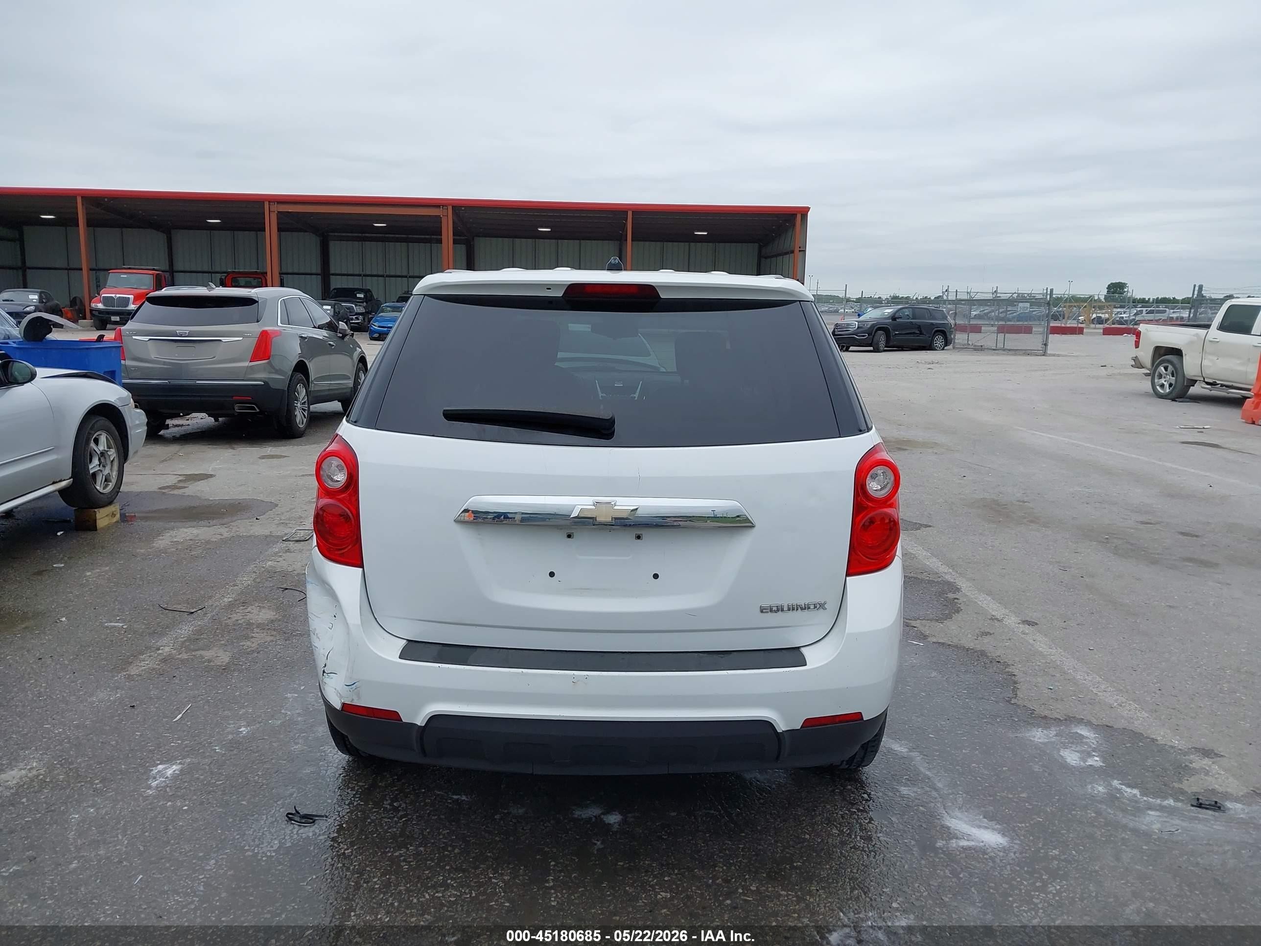 2014 Chevrolet Equinox Ls White vin: 2GNALAEK4E6339460