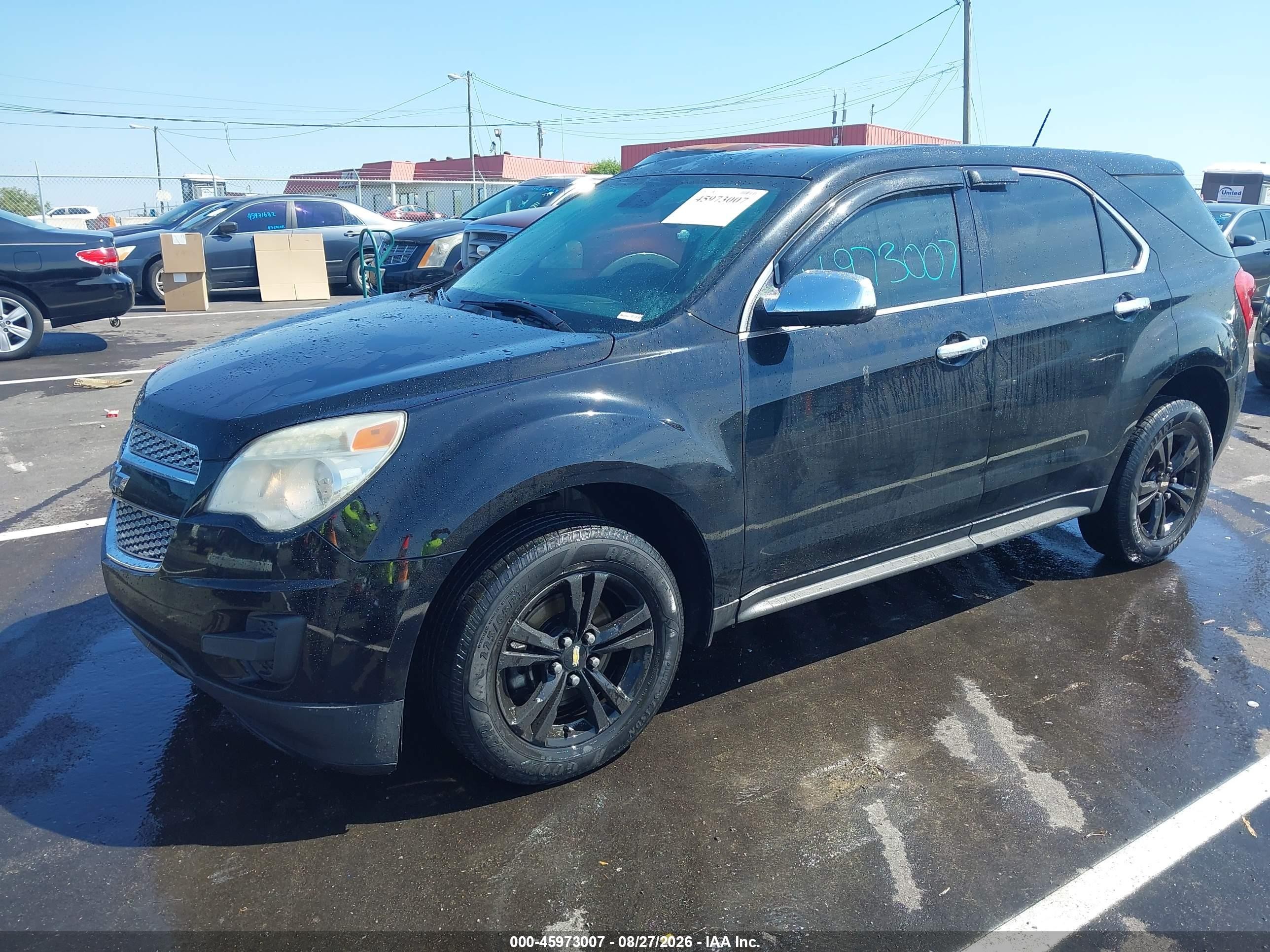 2015 Chevrolet Equinox Ls Black vin: 2GNALAEK4F1102711