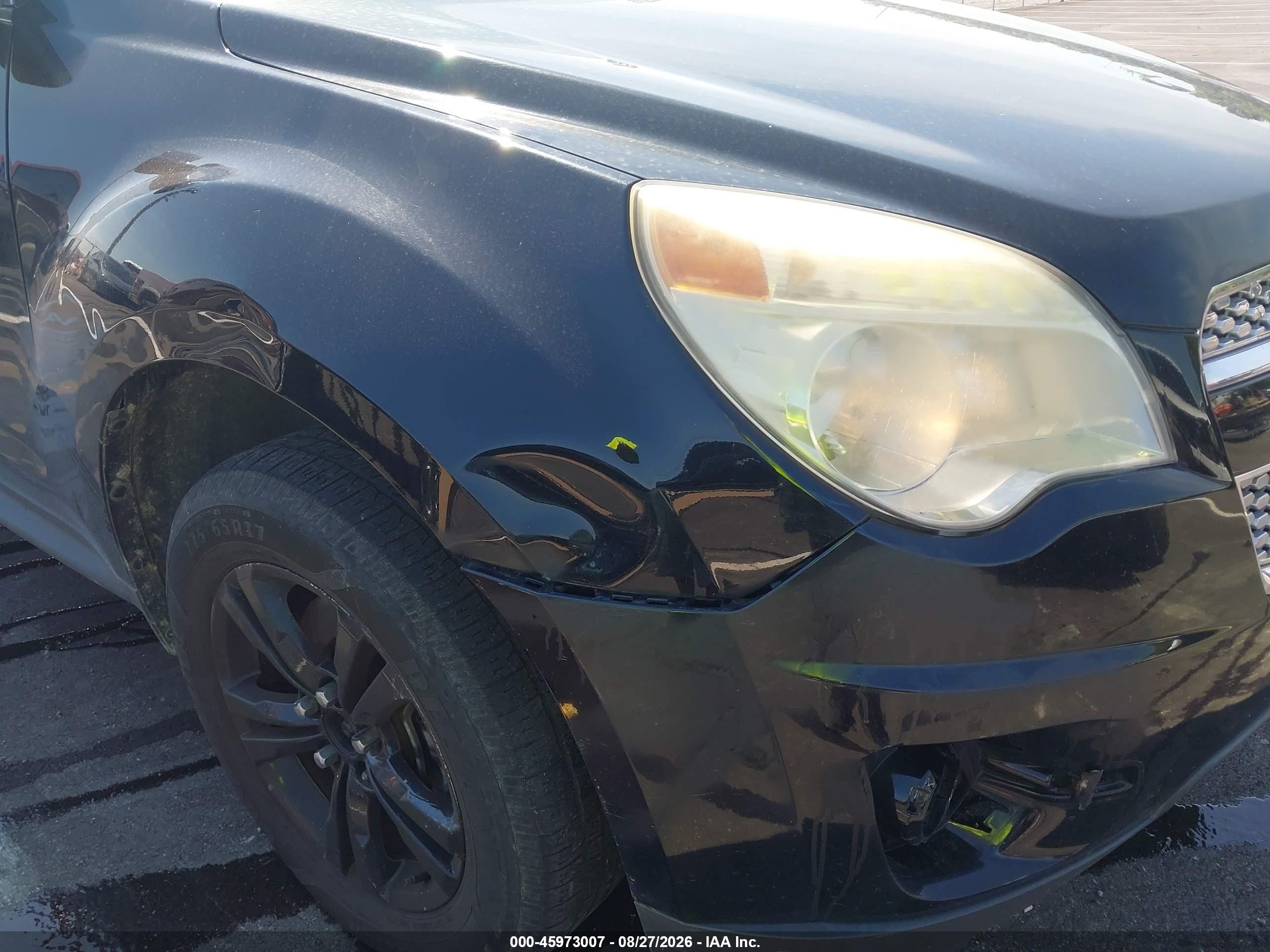 2015 Chevrolet Equinox Ls Black vin: 2GNALAEK4F1102711