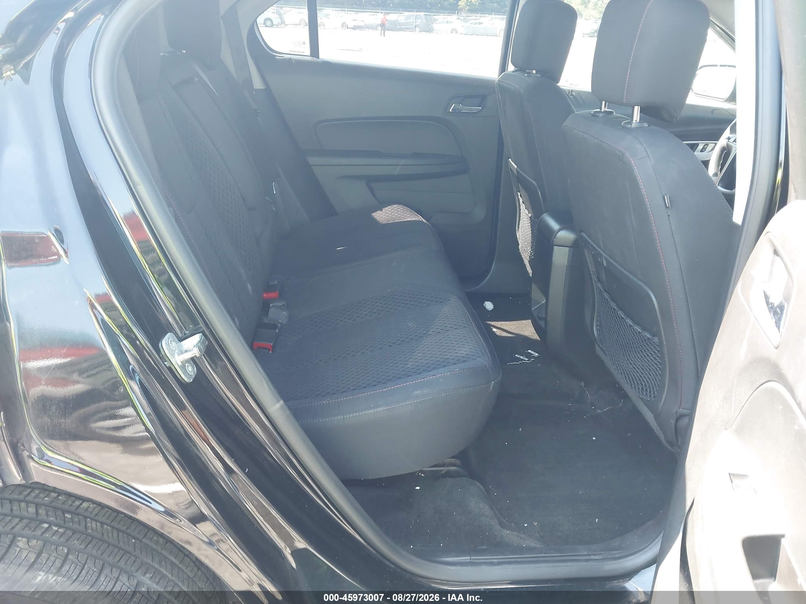 2015 Chevrolet Equinox Ls Black vin: 2GNALAEK4F1102711