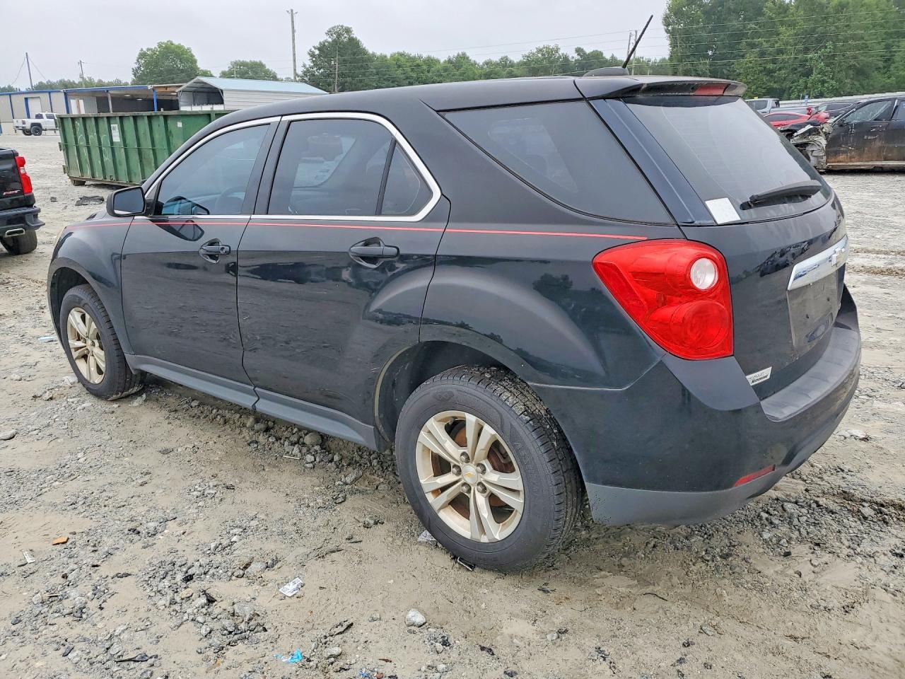 2015 Chevrolet Equinox Ls Black vin: 2GNALAEK4F1124479