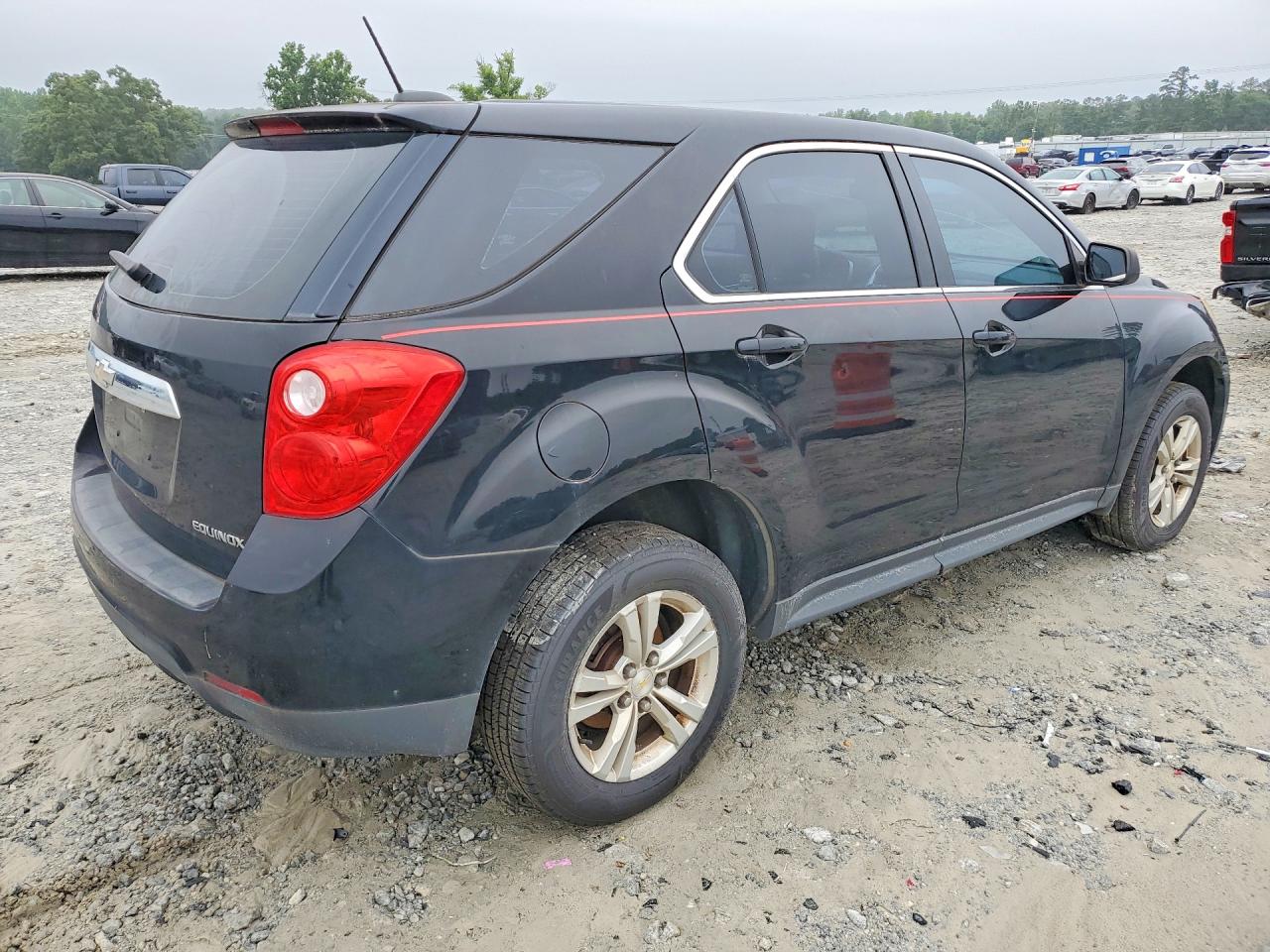 2015 Chevrolet Equinox Ls Black vin: 2GNALAEK4F1124479