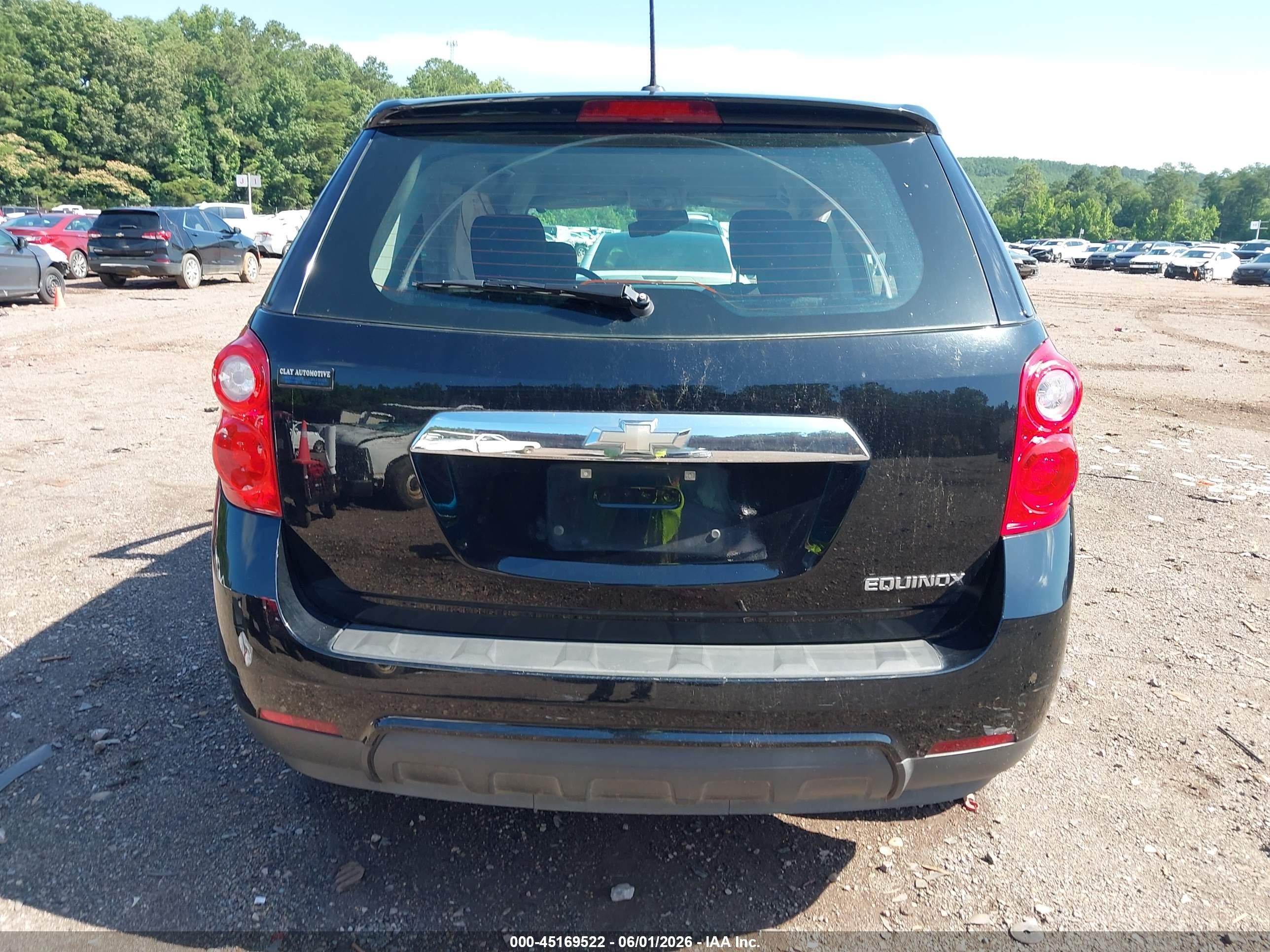 2015 Chevrolet Equinox Ls Black vin: 2GNALAEK4F1134770