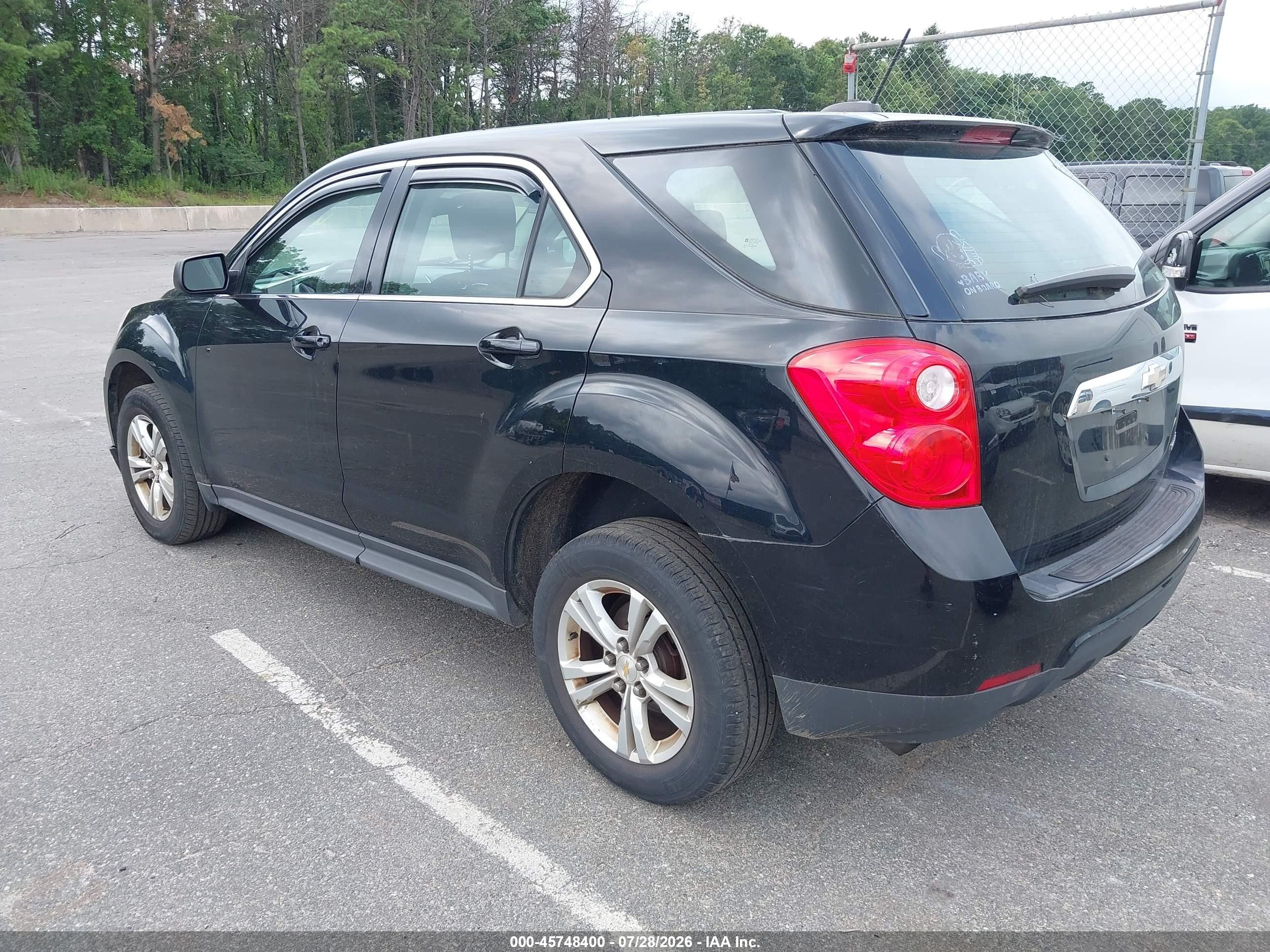 2015 Chevrolet Equinox Ls Черный vin: 2GNALAEK4F6427278