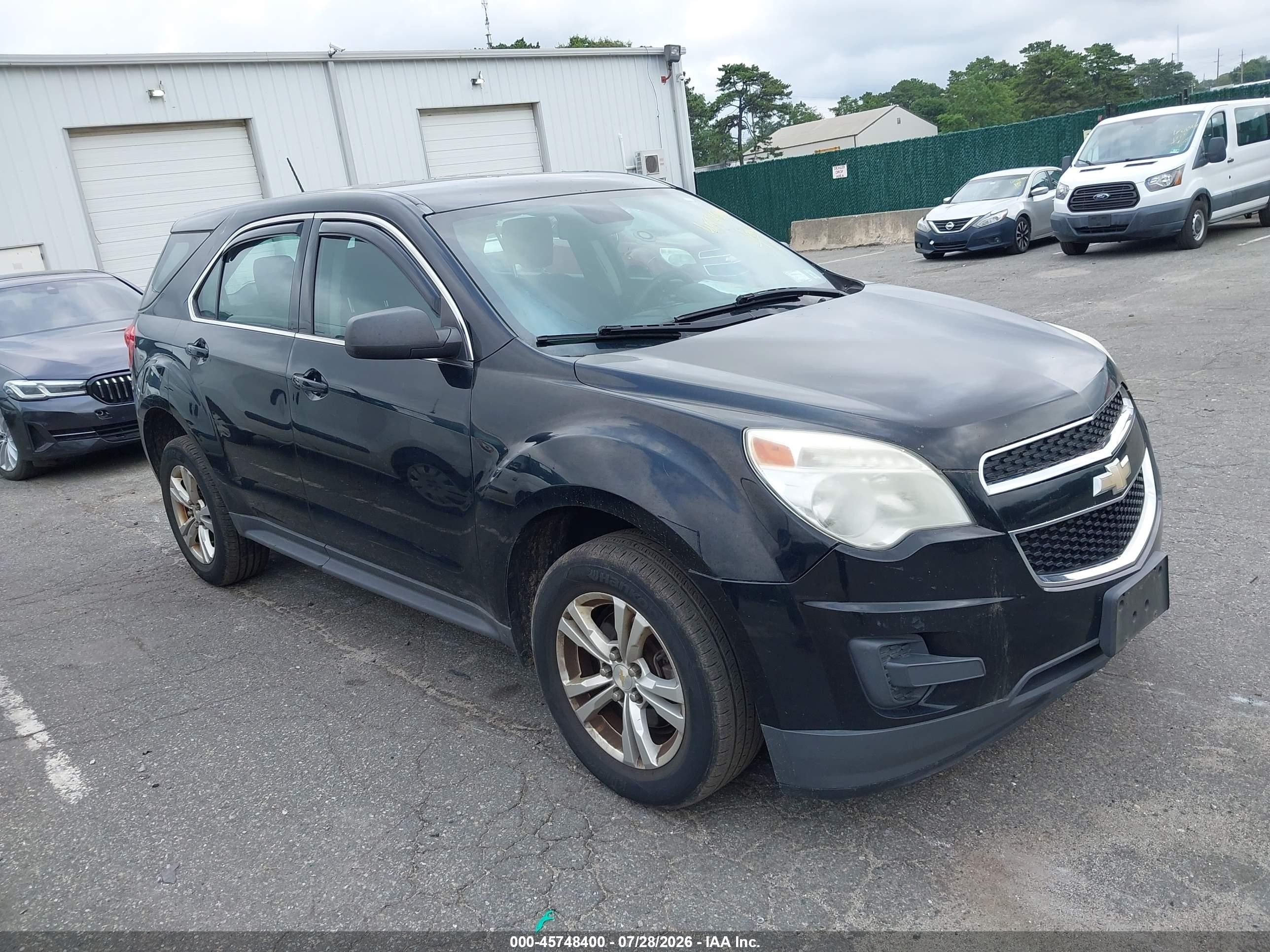2015 Chevrolet Equinox Ls Black vin: 2GNALAEK4F6427278