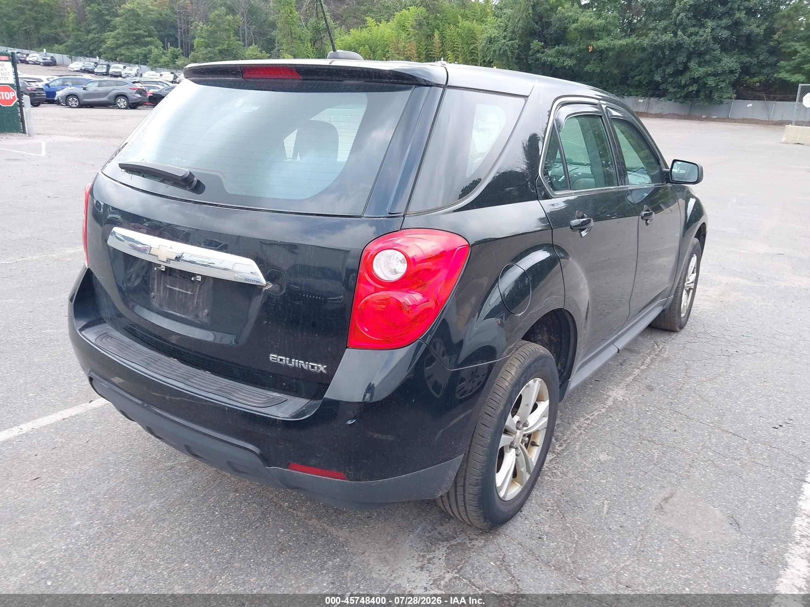 2015 Chevrolet Equinox Ls Черный vin: 2GNALAEK4F6427278