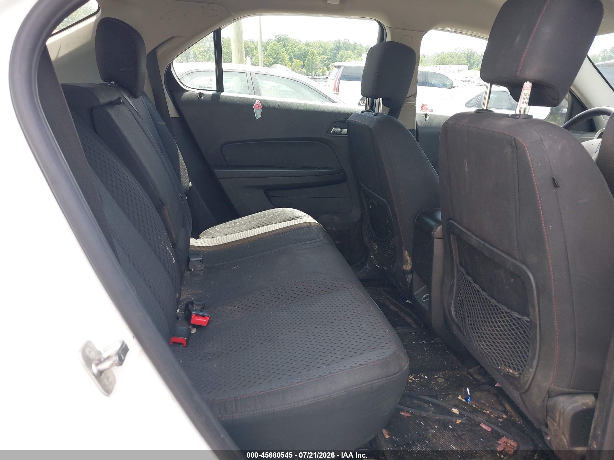2014 Chevrolet Equinox Ls White vin: 2GNALAEK5E6136948