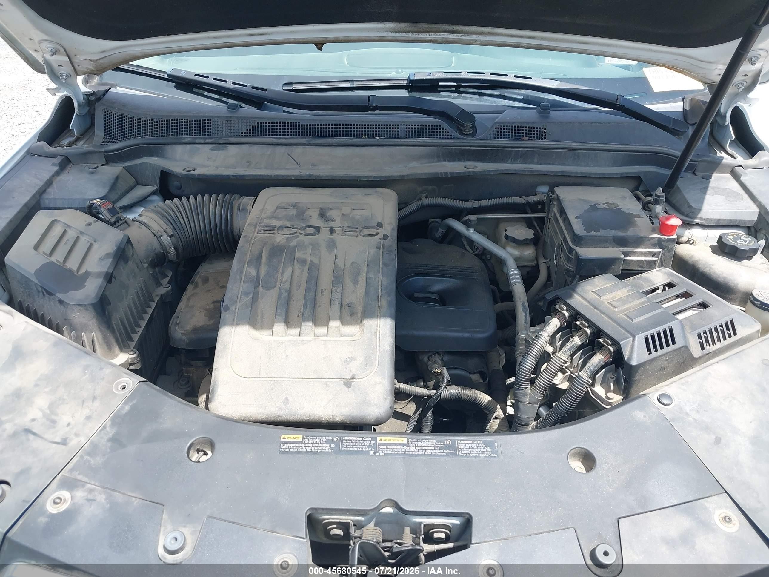 2014 Chevrolet Equinox Ls White vin: 2GNALAEK5E6136948