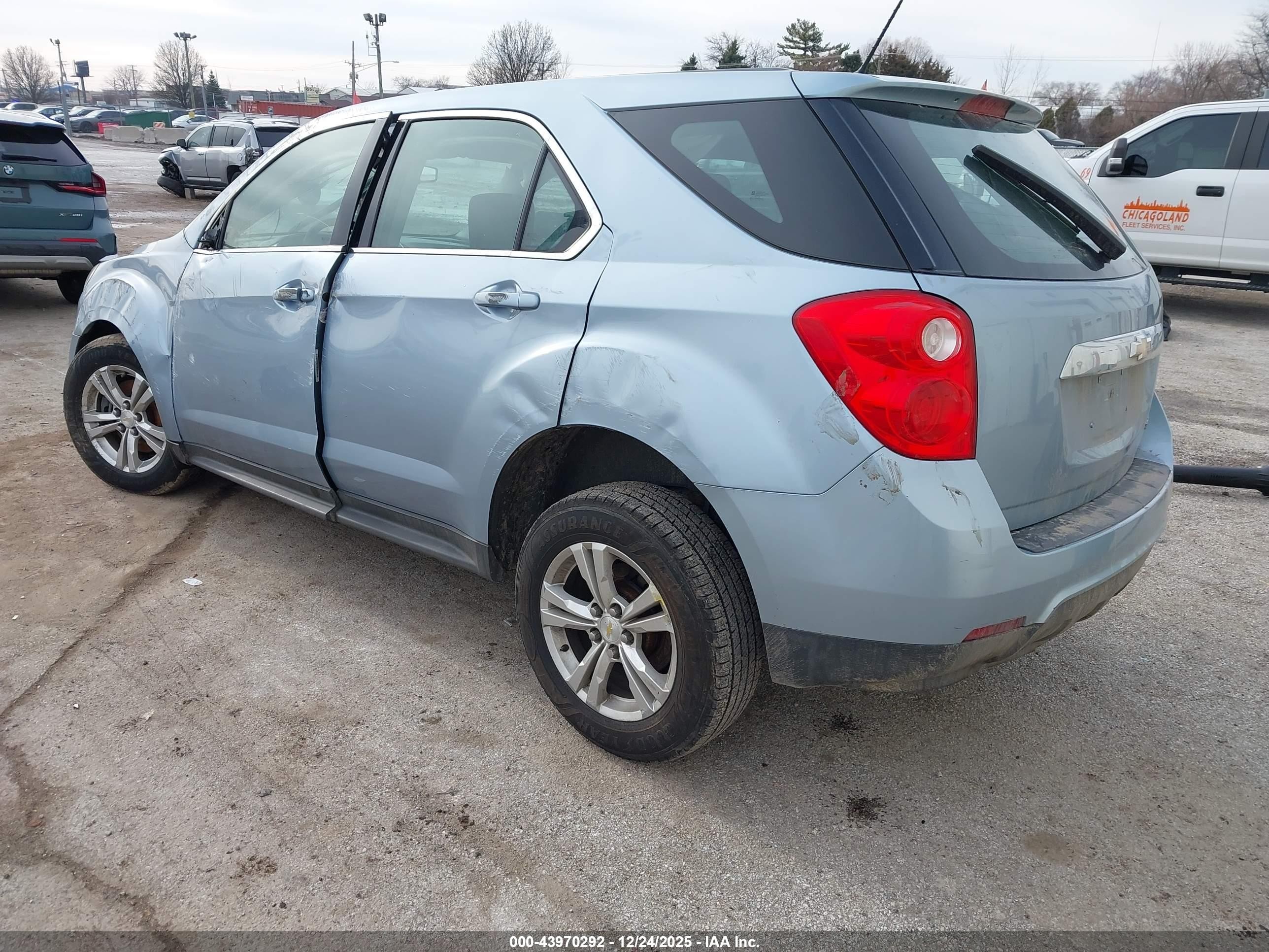 2014 Chevrolet Equinox Ls Blue vin: 2GNALAEK5E6143527