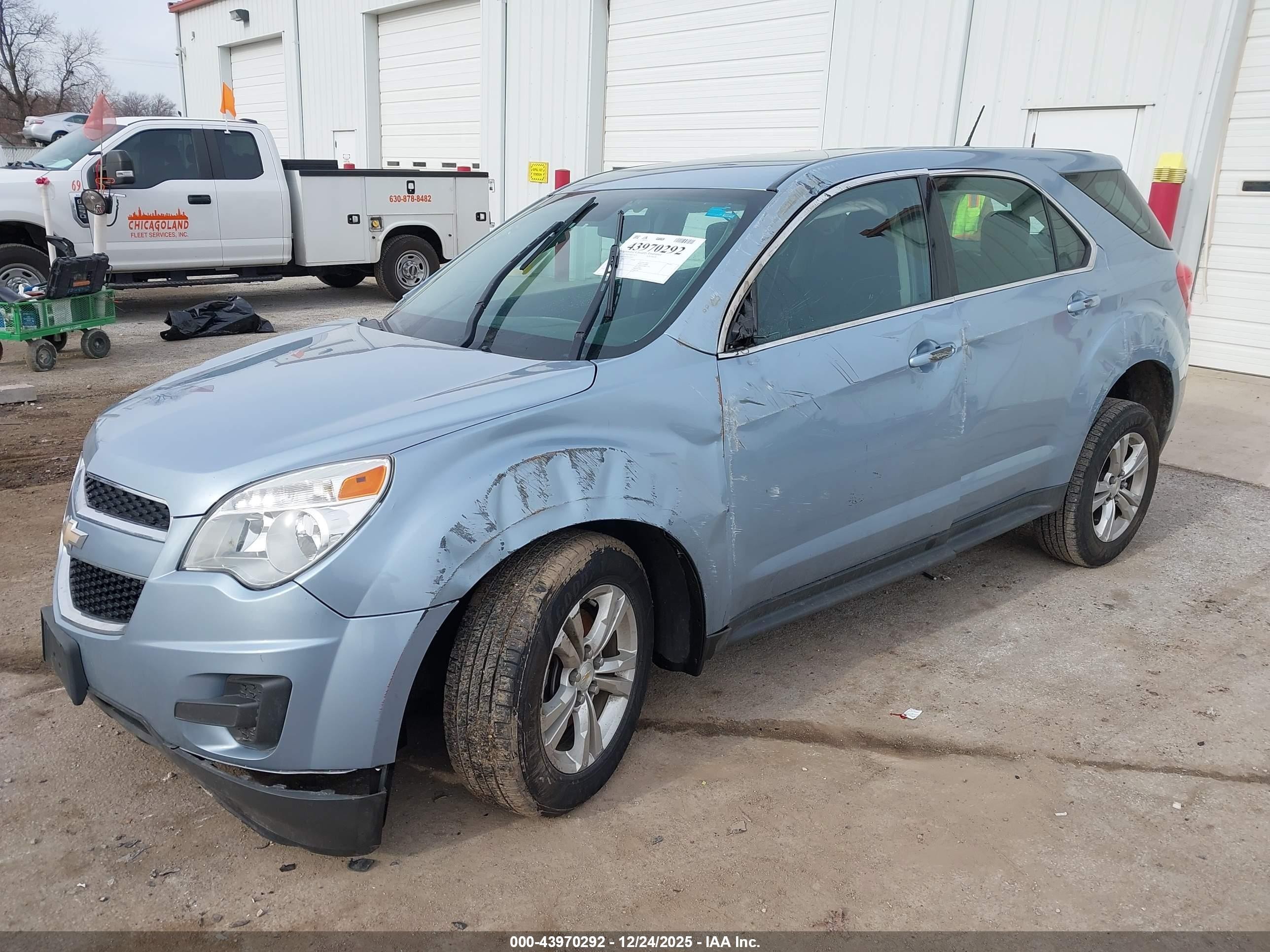 2014 Chevrolet Equinox Ls Blue vin: 2GNALAEK5E6143527