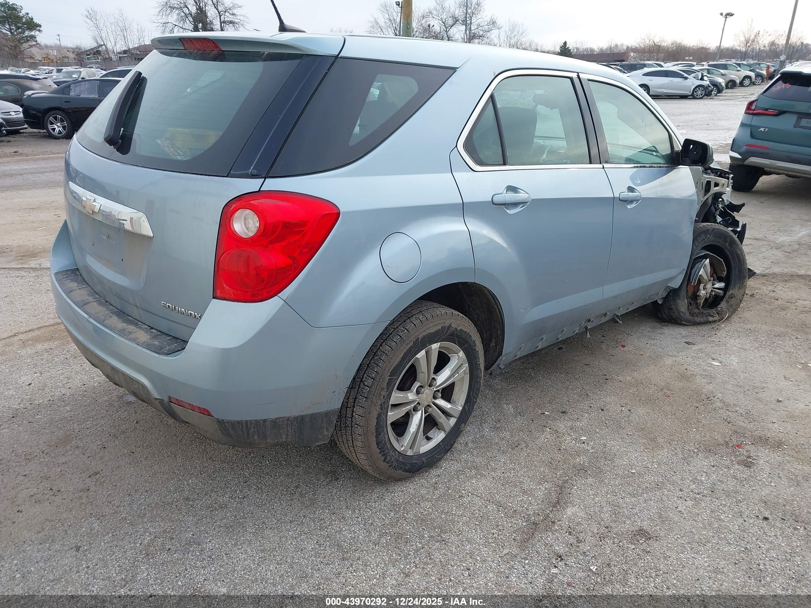 2014 Chevrolet Equinox Ls Blue vin: 2GNALAEK5E6143527