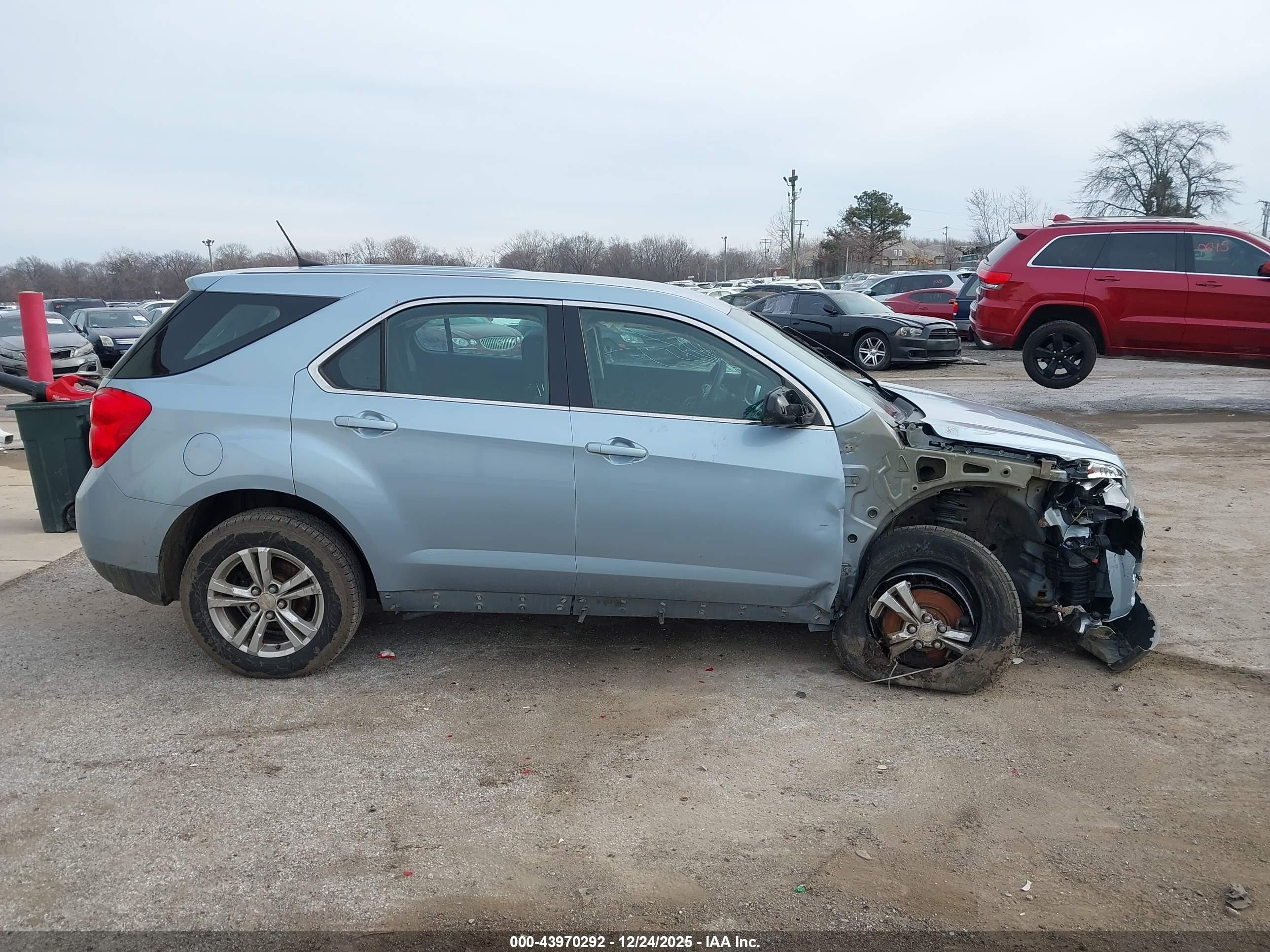 2014 Chevrolet Equinox Ls Blue vin: 2GNALAEK5E6143527