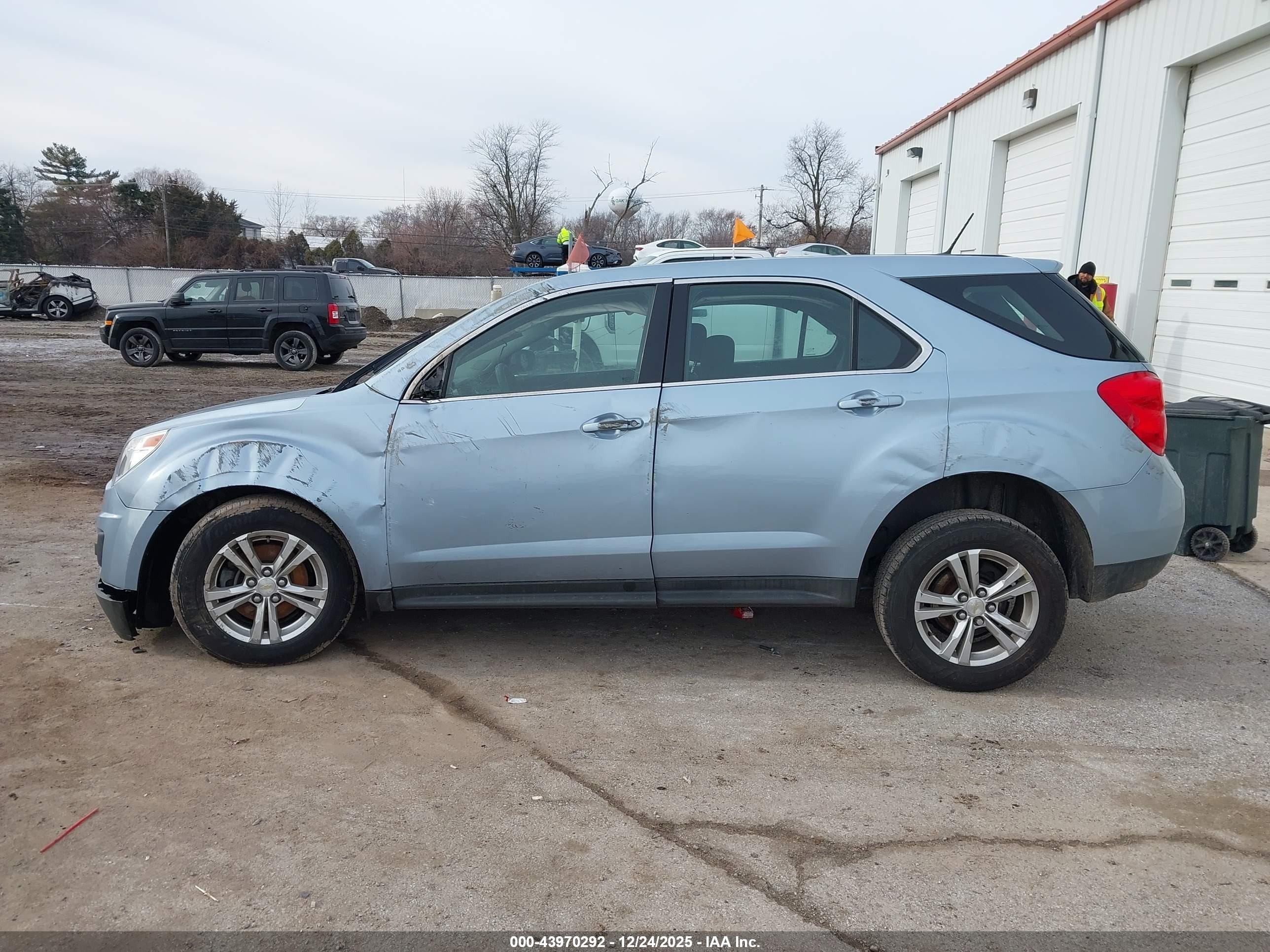 2014 Chevrolet Equinox Ls Blue vin: 2GNALAEK5E6143527