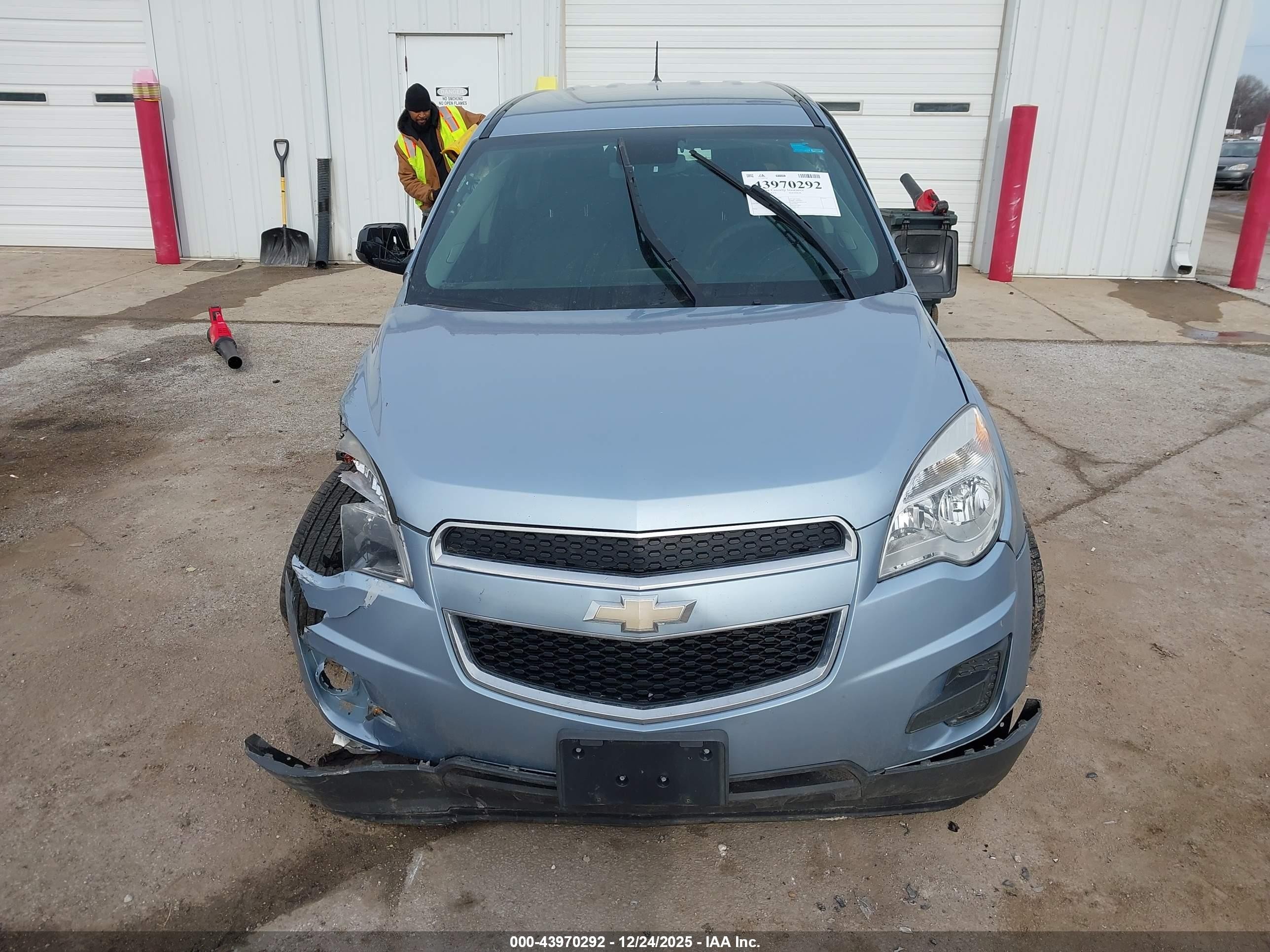 2014 Chevrolet Equinox Ls Blue vin: 2GNALAEK5E6143527