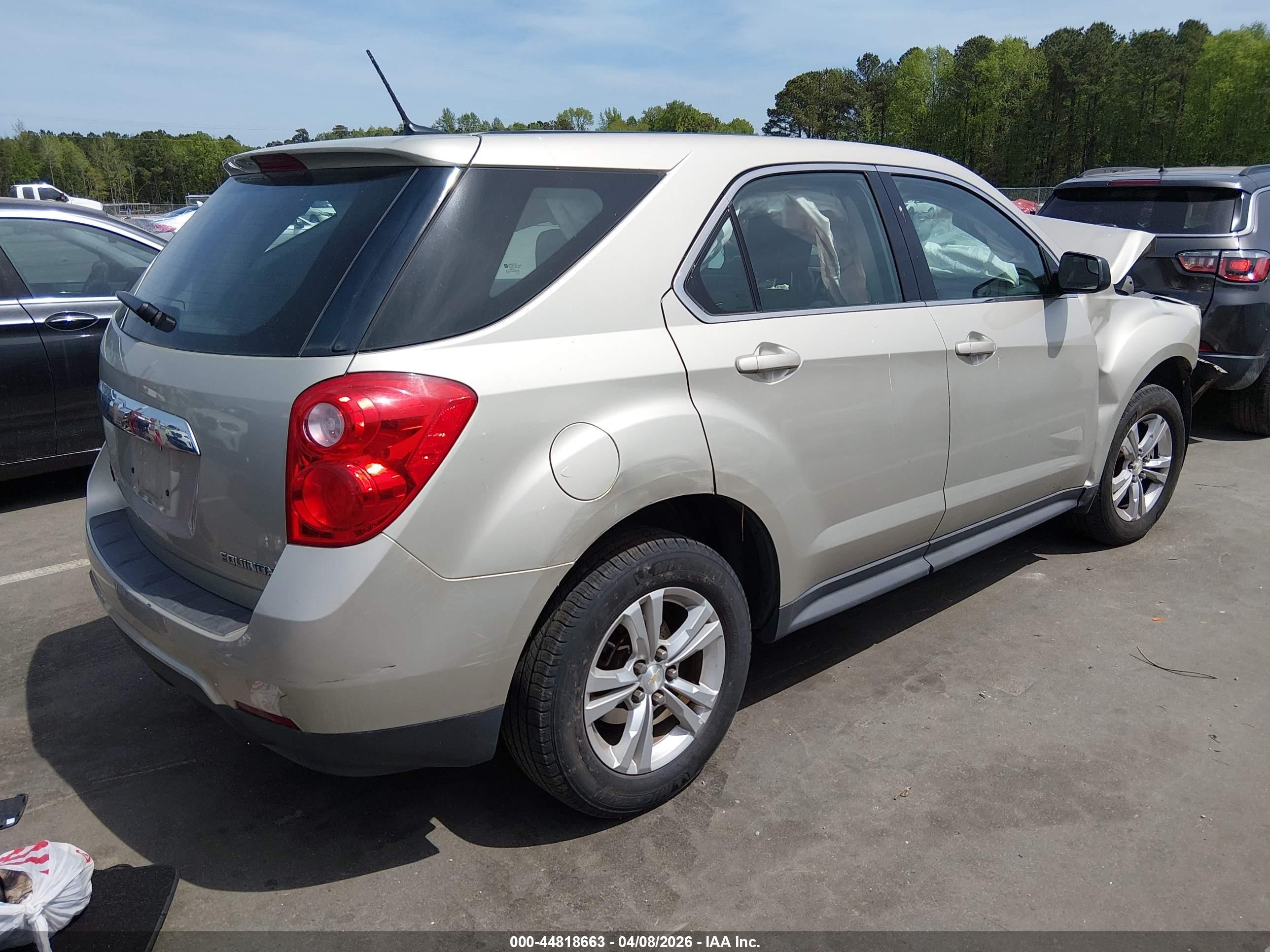 2014 Chevrolet Equinox Ls Champagne vin: 2GNALAEK5E6234586
