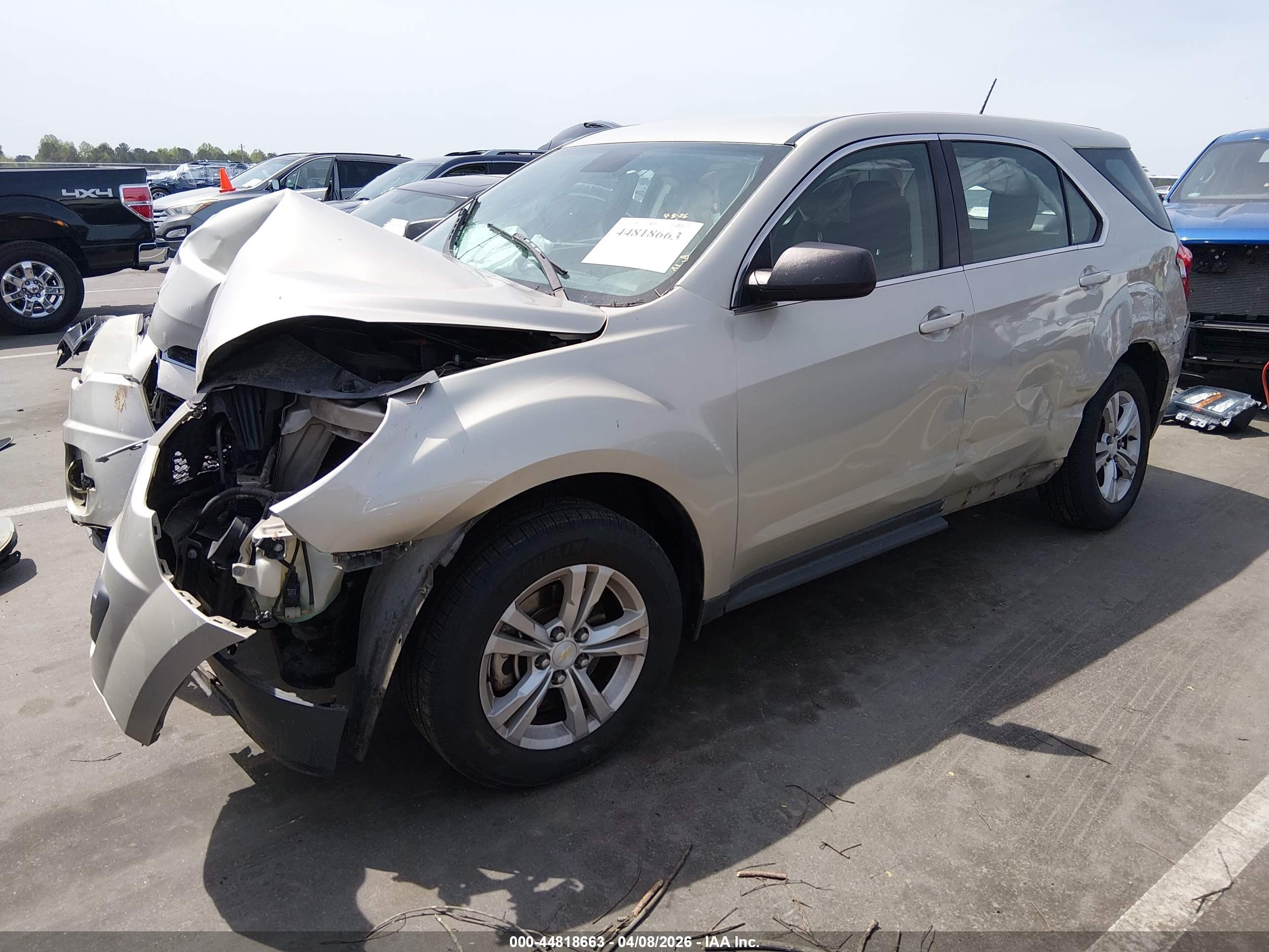 2014 Chevrolet Equinox Ls Champagne vin: 2GNALAEK5E6234586