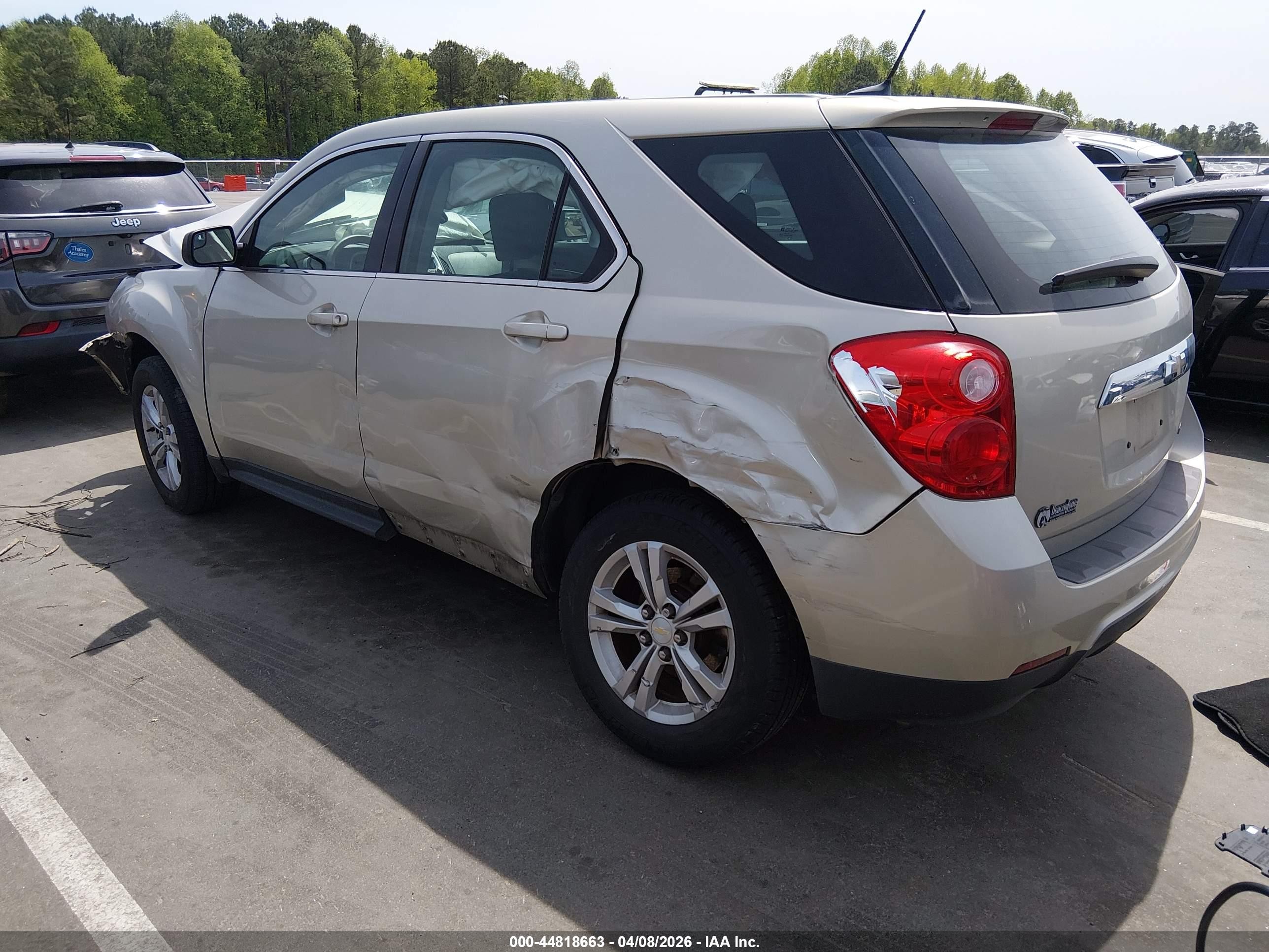 2014 Chevrolet Equinox Ls Champagne vin: 2GNALAEK5E6234586