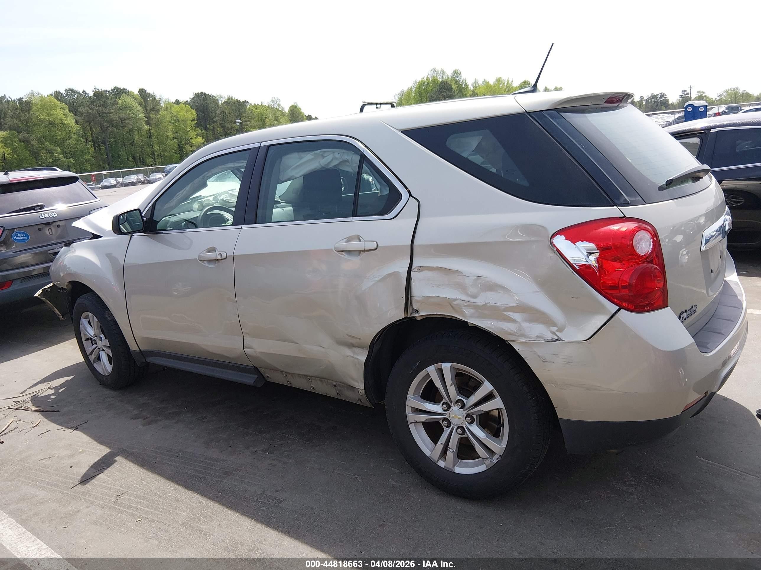 2014 Chevrolet Equinox Ls Champagne vin: 2GNALAEK5E6234586