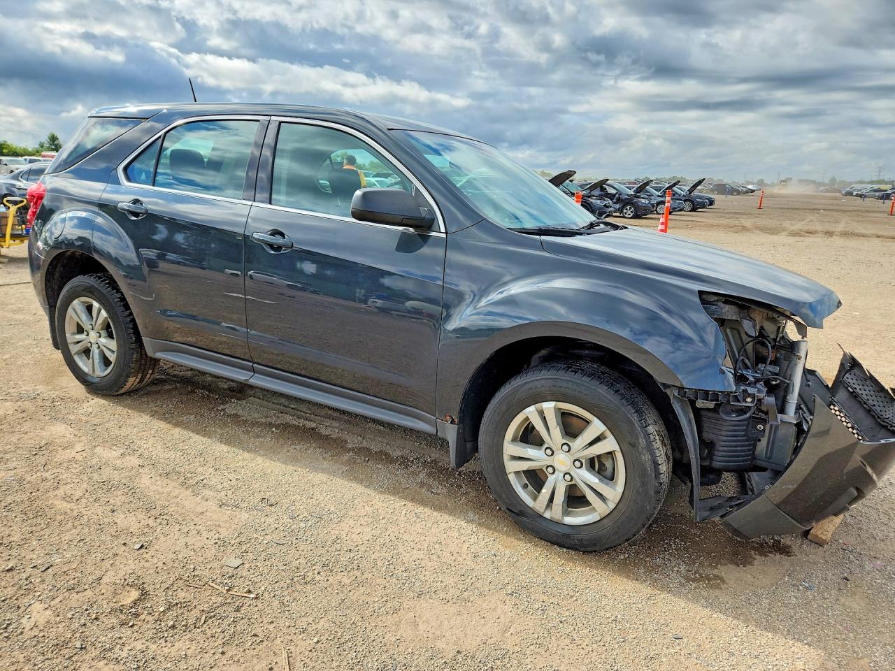 2014 Chevrolet Equinox Ls Серый vin: 2GNALAEK5E6252473