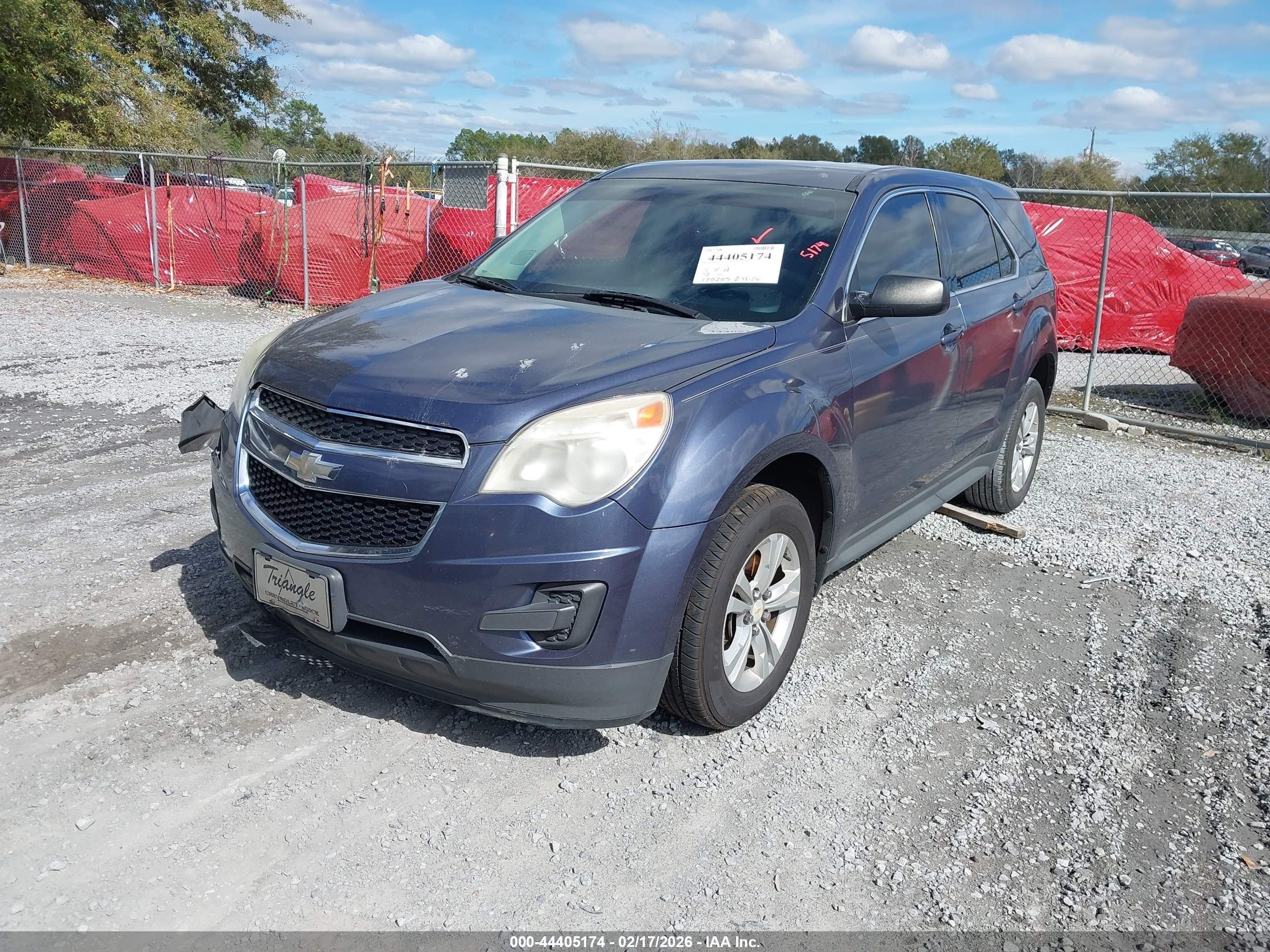2014 Chevrolet Equinox Ls Blue vin: 2GNALAEK5E6294951