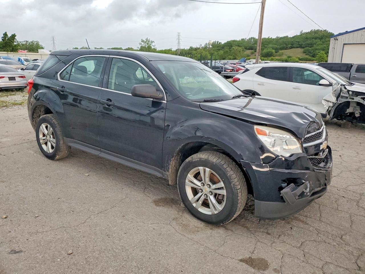 2014 Chevrolet Equinox Ls Black vin: 2GNALAEK5E6318634