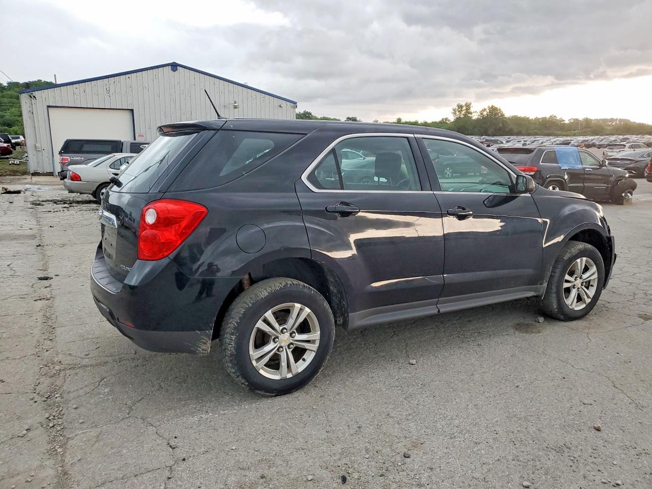 2014 Chevrolet Equinox Ls Black vin: 2GNALAEK5E6318634
