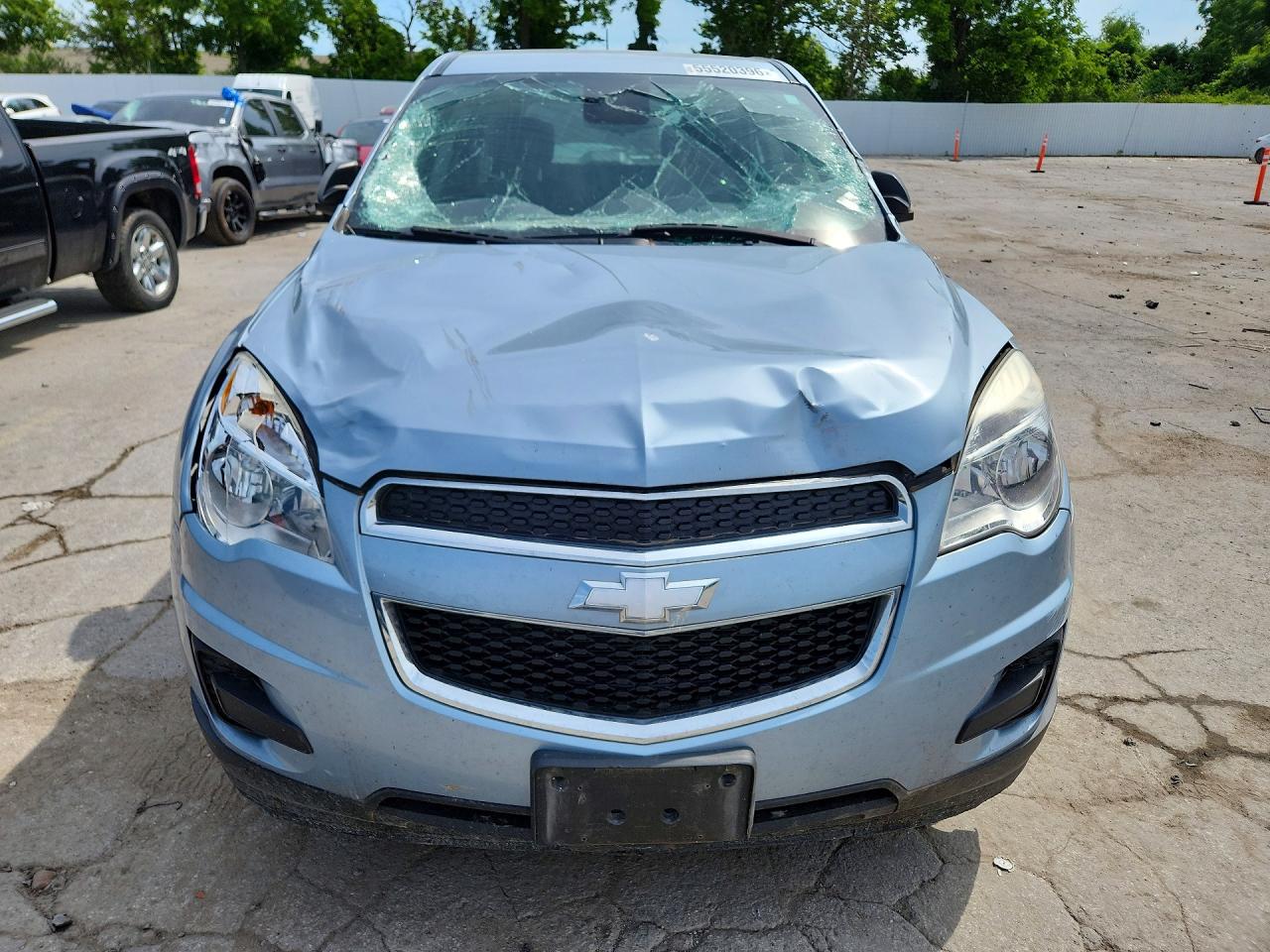 2014 Chevrolet Equinox Ls Blue vin: 2GNALAEK5E6321601