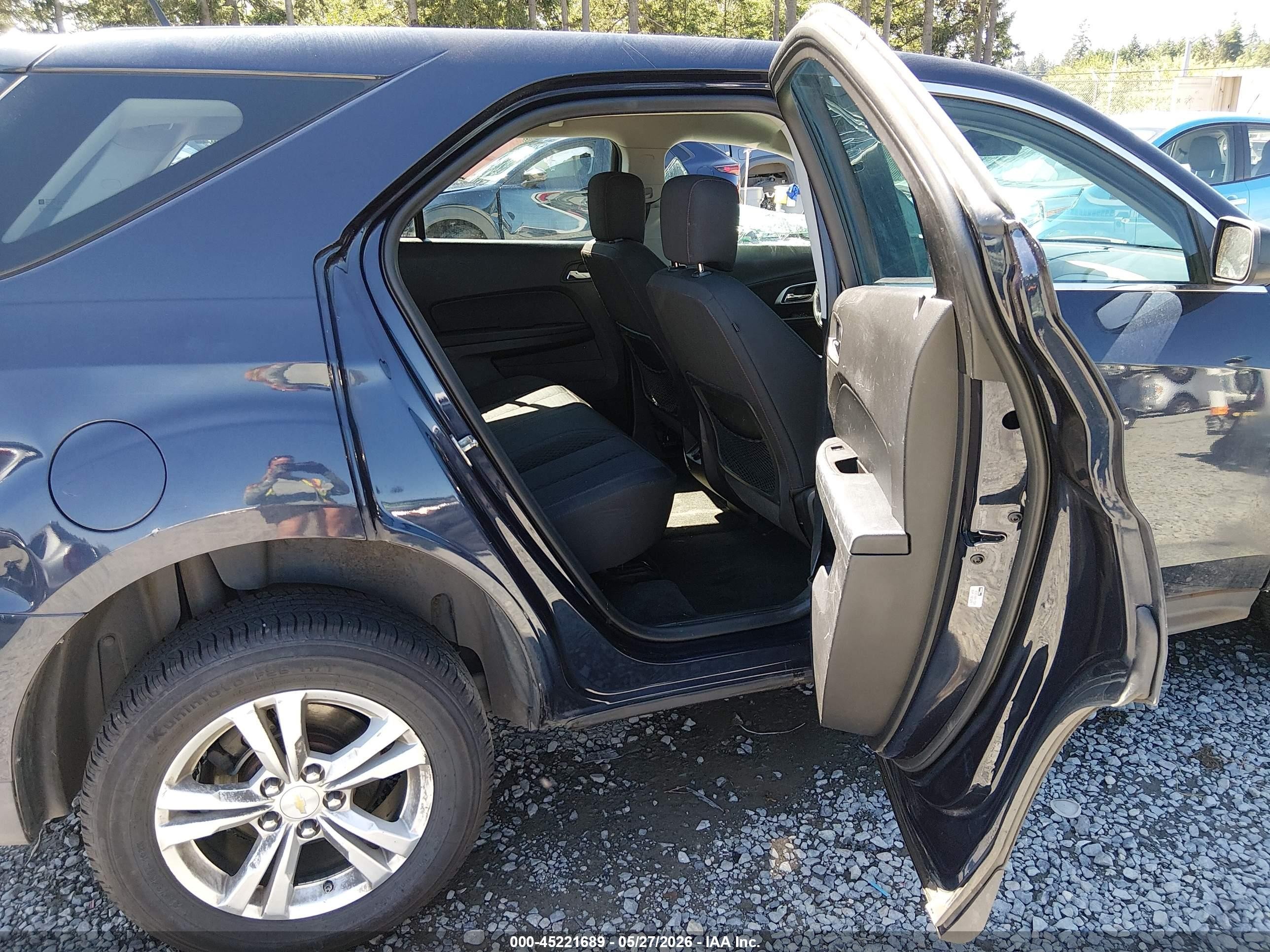 2015 Chevrolet Equinox Ls Blue vin: 2GNALAEK5F1124460