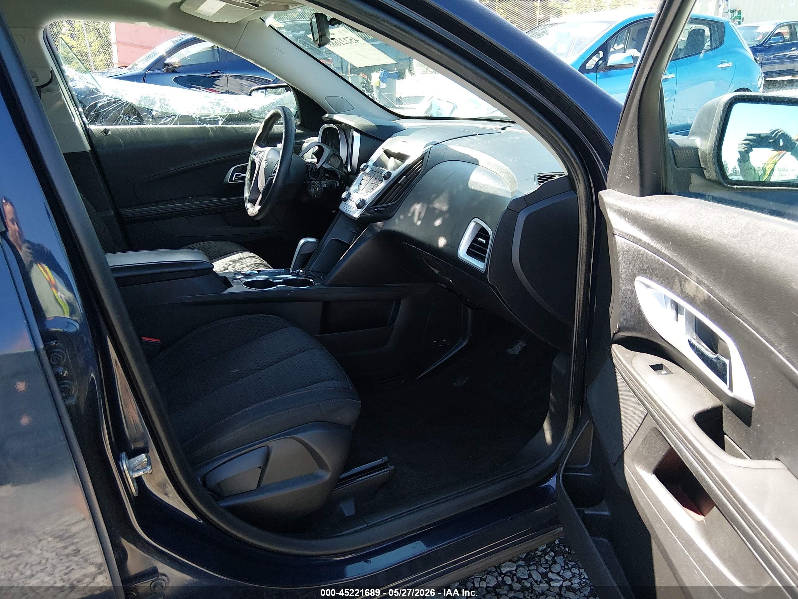 2015 Chevrolet Equinox Ls Blue vin: 2GNALAEK5F1124460