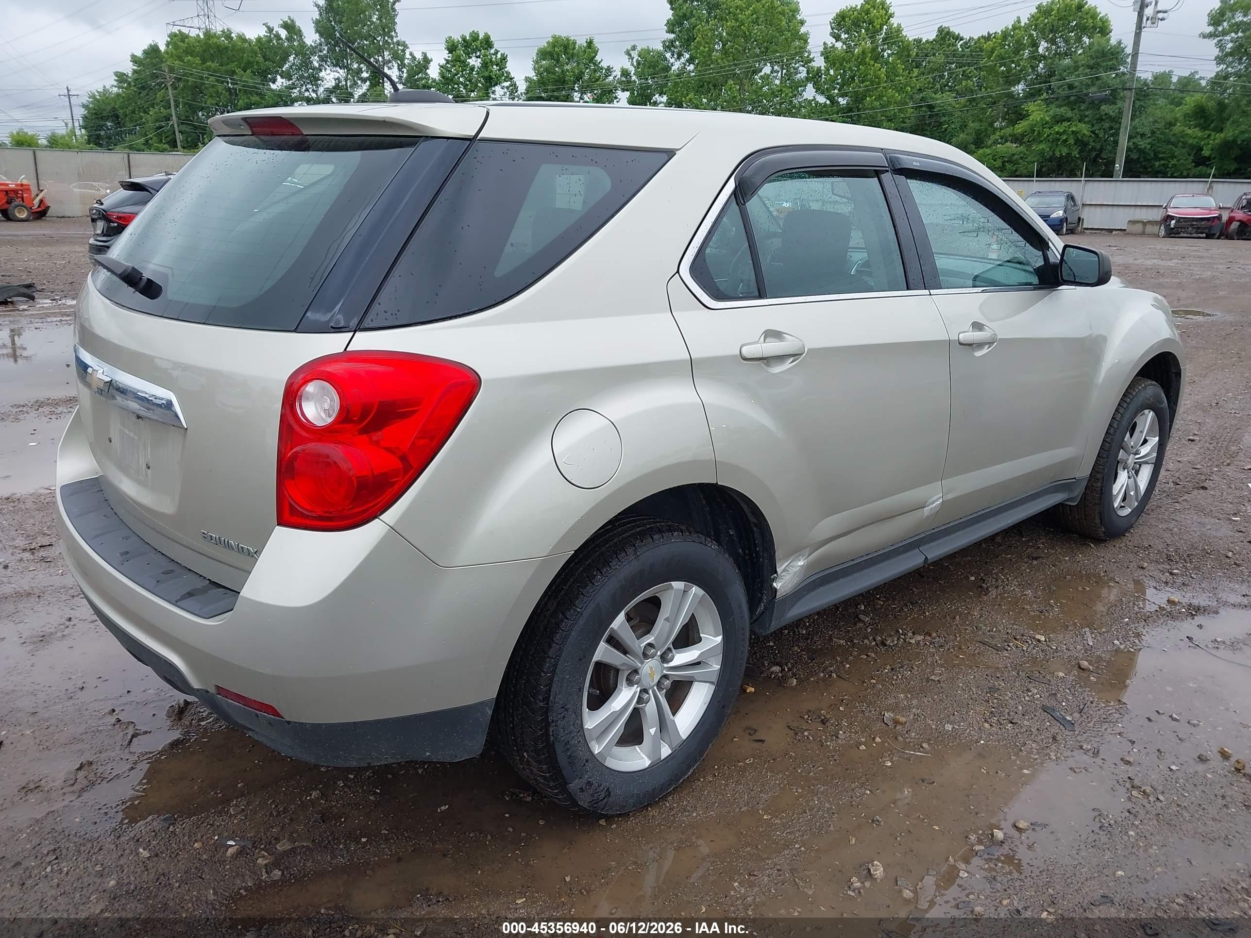 2015 Chevrolet Equinox Ls Gold vin: 2GNALAEK5F1155238