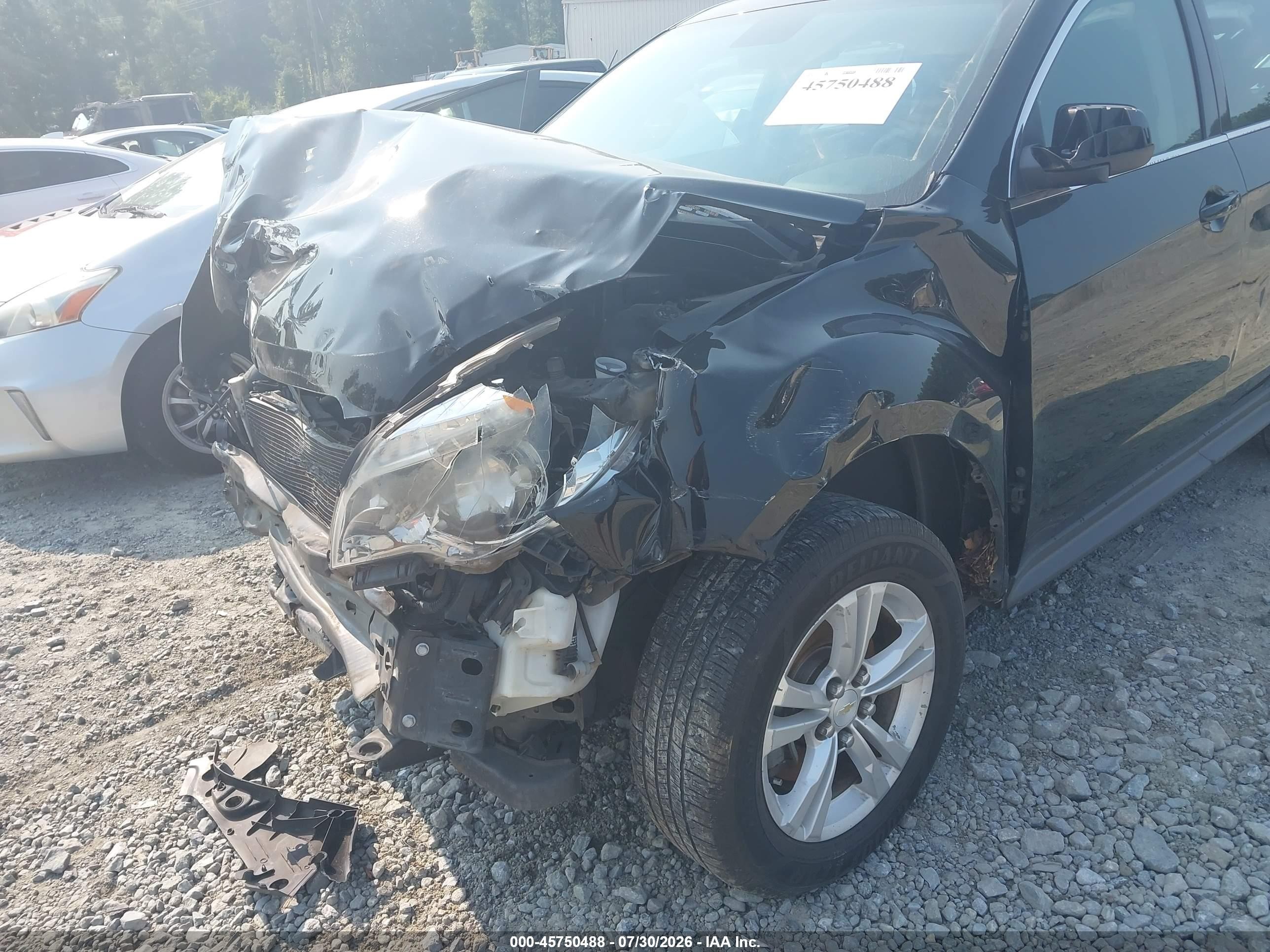 2015 Chevrolet Equinox Ls Black vin: 2GNALAEK5F1159452