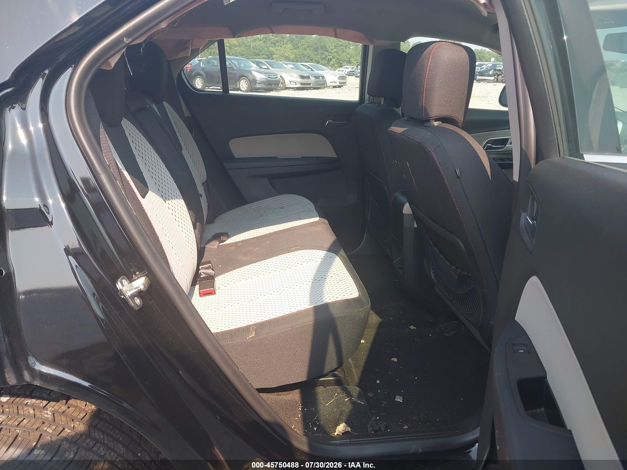 2015 Chevrolet Equinox Ls Black vin: 2GNALAEK5F1159452