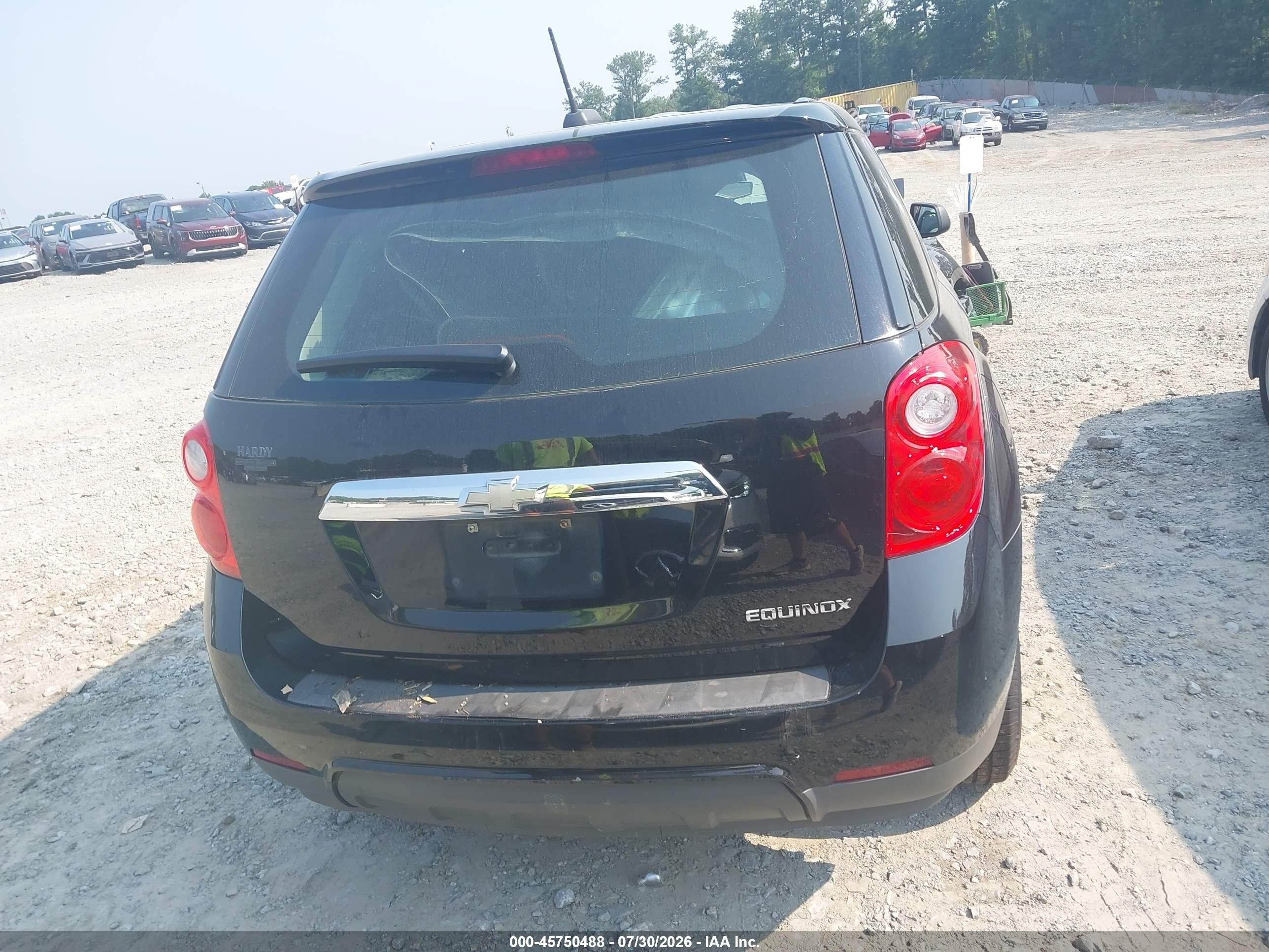 2015 Chevrolet Equinox Ls Black vin: 2GNALAEK5F1159452