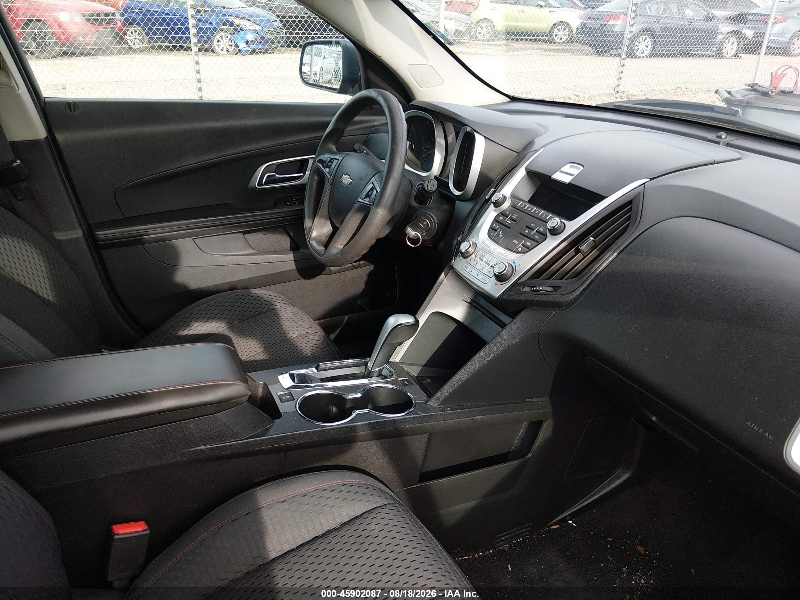 2015 Chevrolet Equinox Ls Черный vin: 2GNALAEK5F1161136