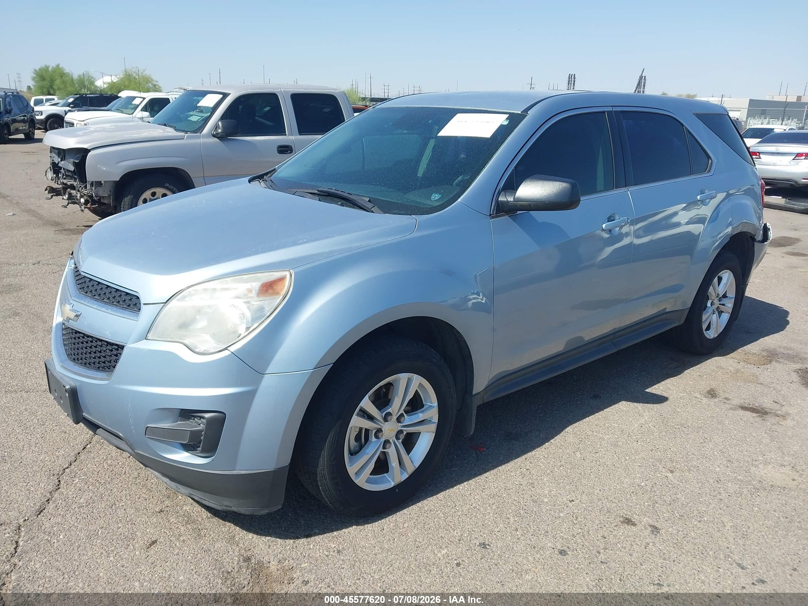 2015 Chevrolet Equinox Ls Light Blue vin: 2GNALAEK5F6102767