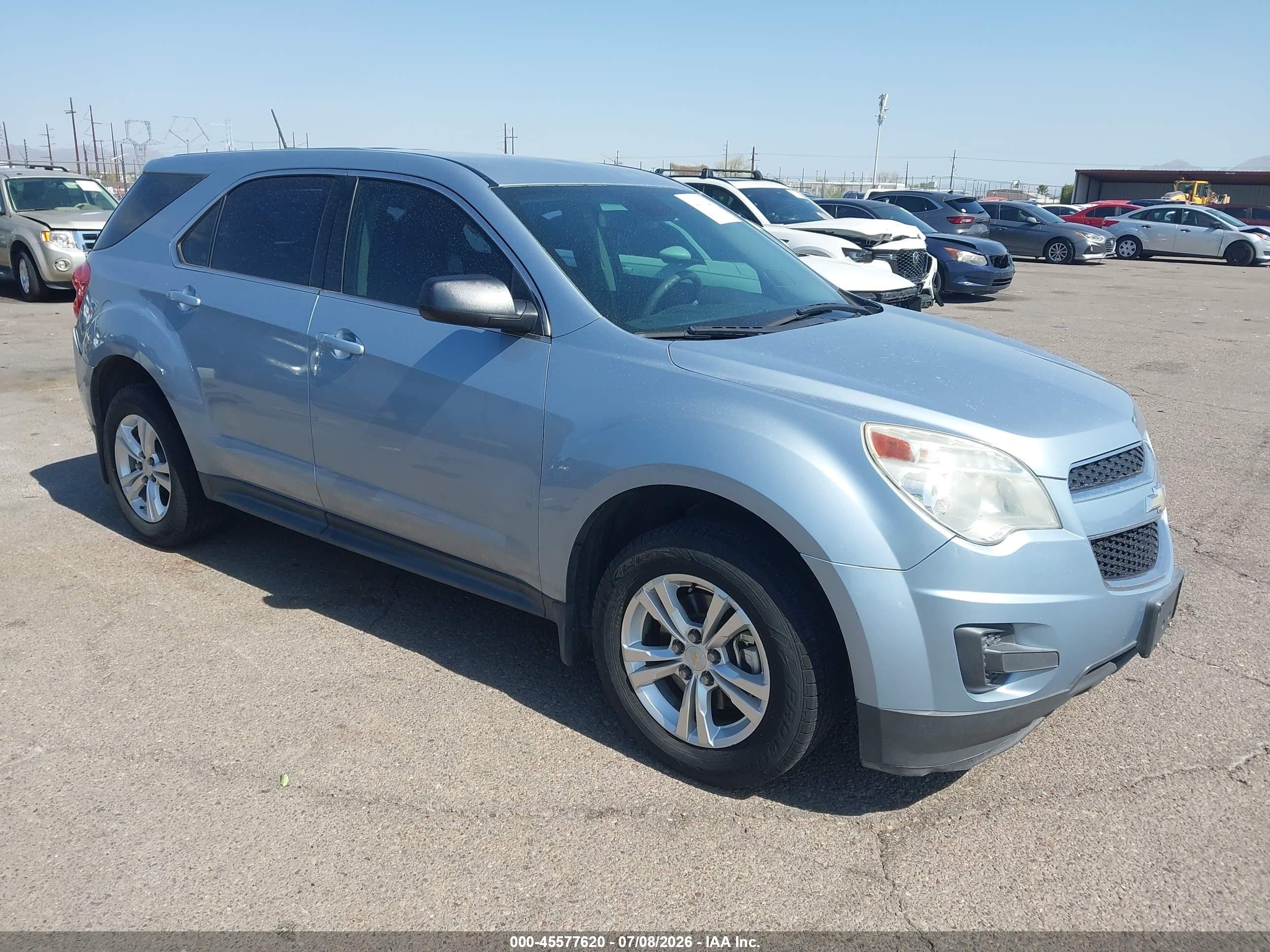 2015 Chevrolet Equinox Ls Light Blue vin: 2GNALAEK5F6102767