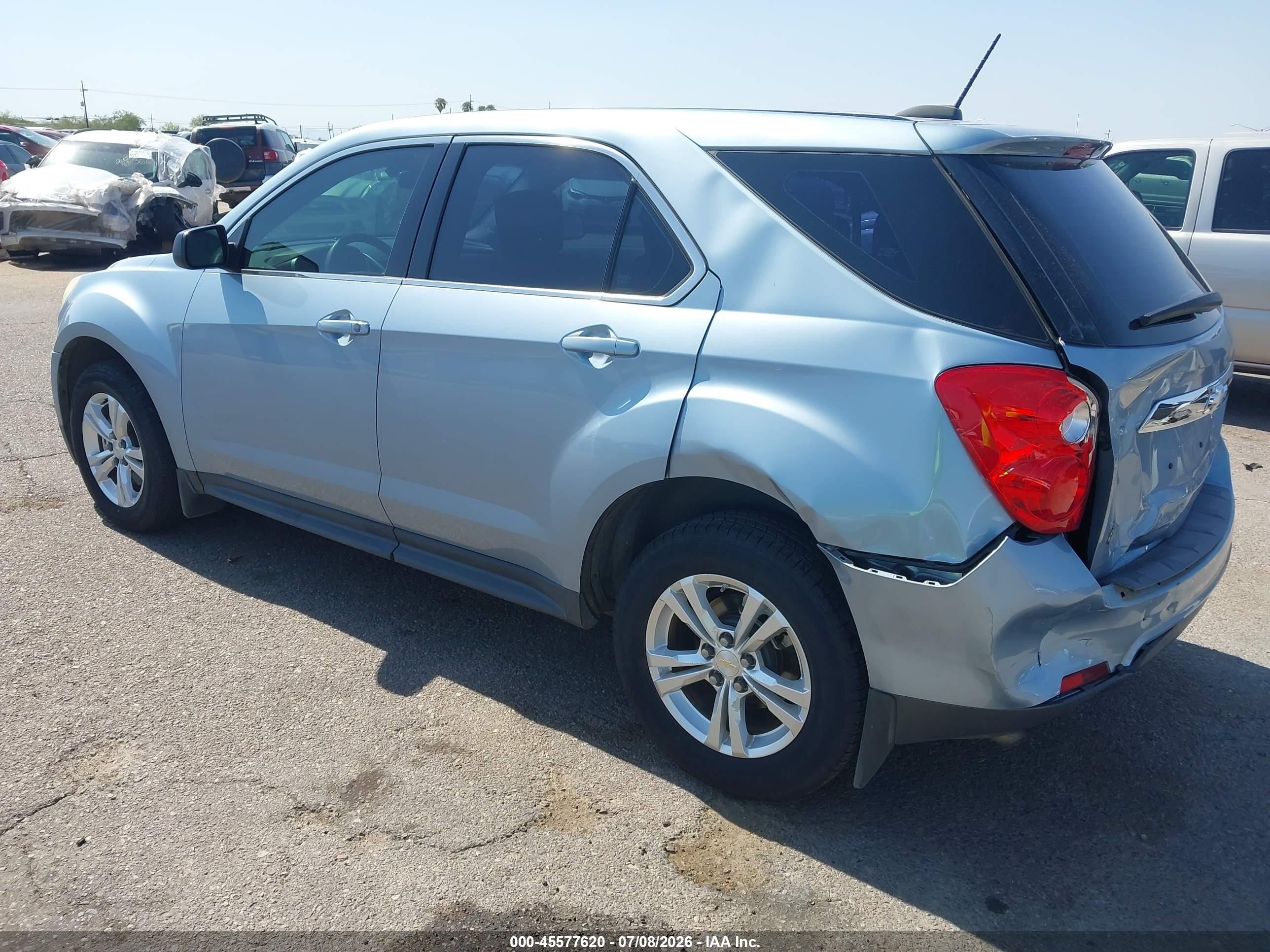 2015 Chevrolet Equinox Ls Light Blue vin: 2GNALAEK5F6102767