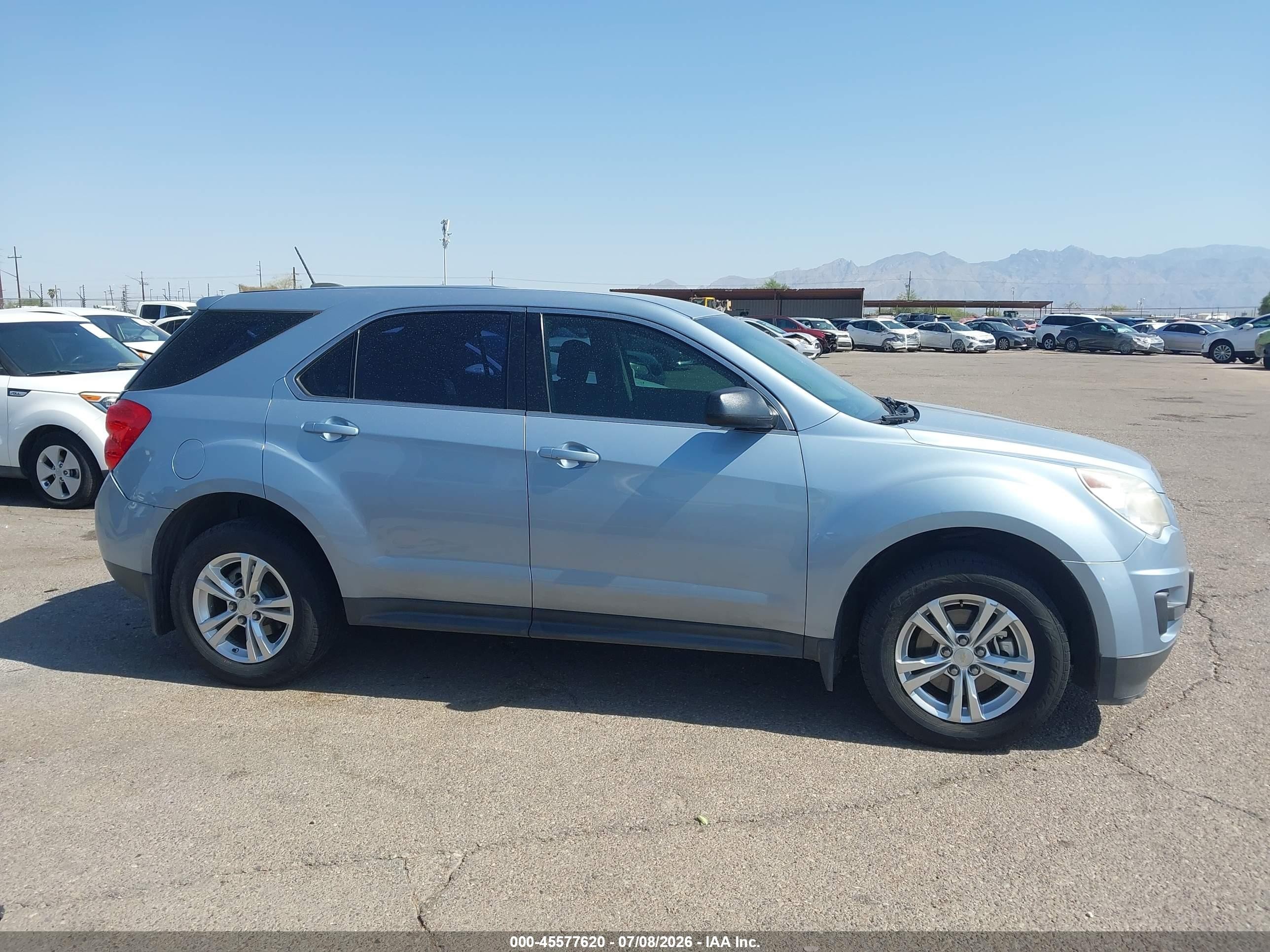 2015 Chevrolet Equinox Ls Light Blue vin: 2GNALAEK5F6102767