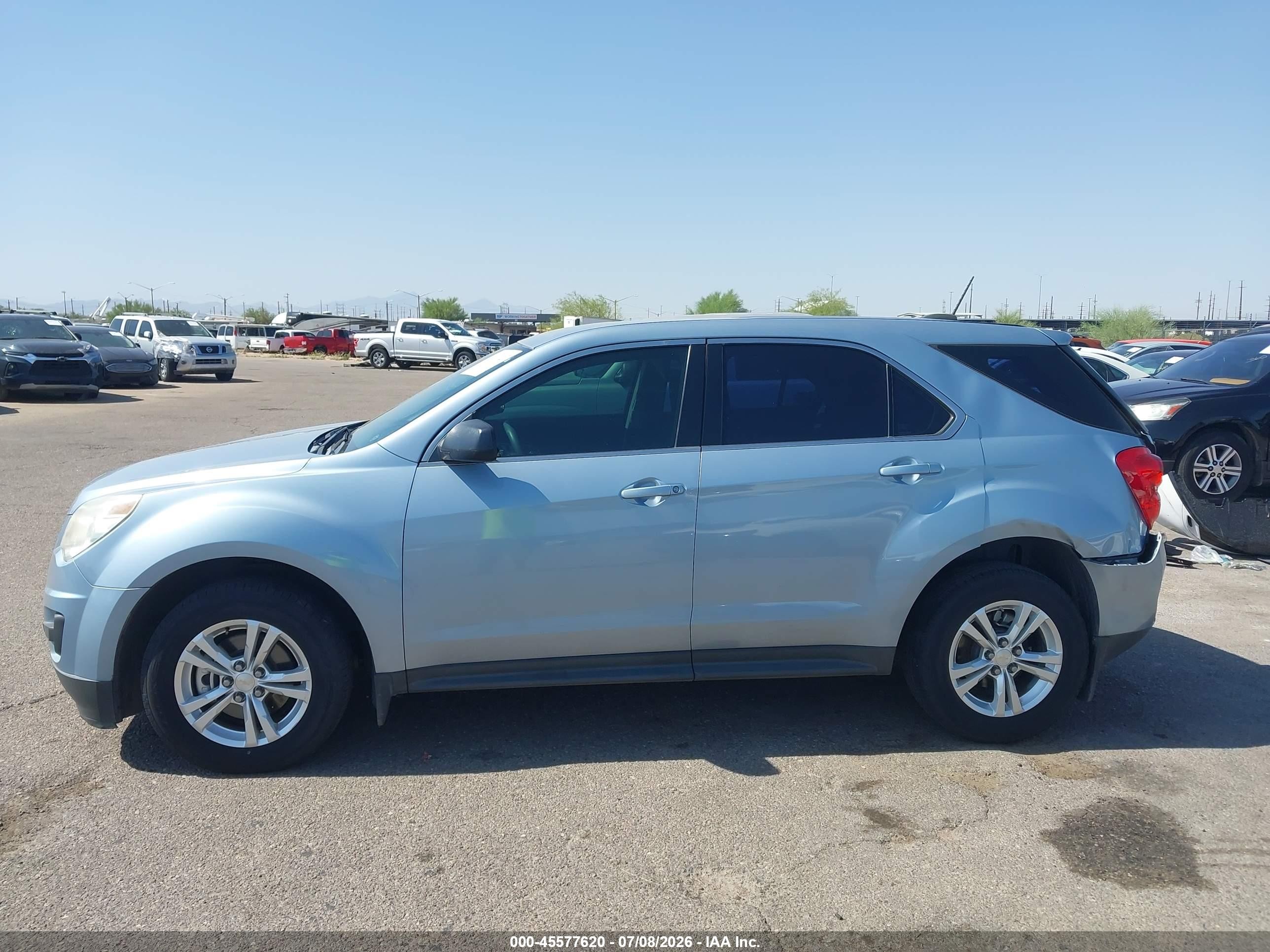 2015 Chevrolet Equinox Ls Light Blue vin: 2GNALAEK5F6102767
