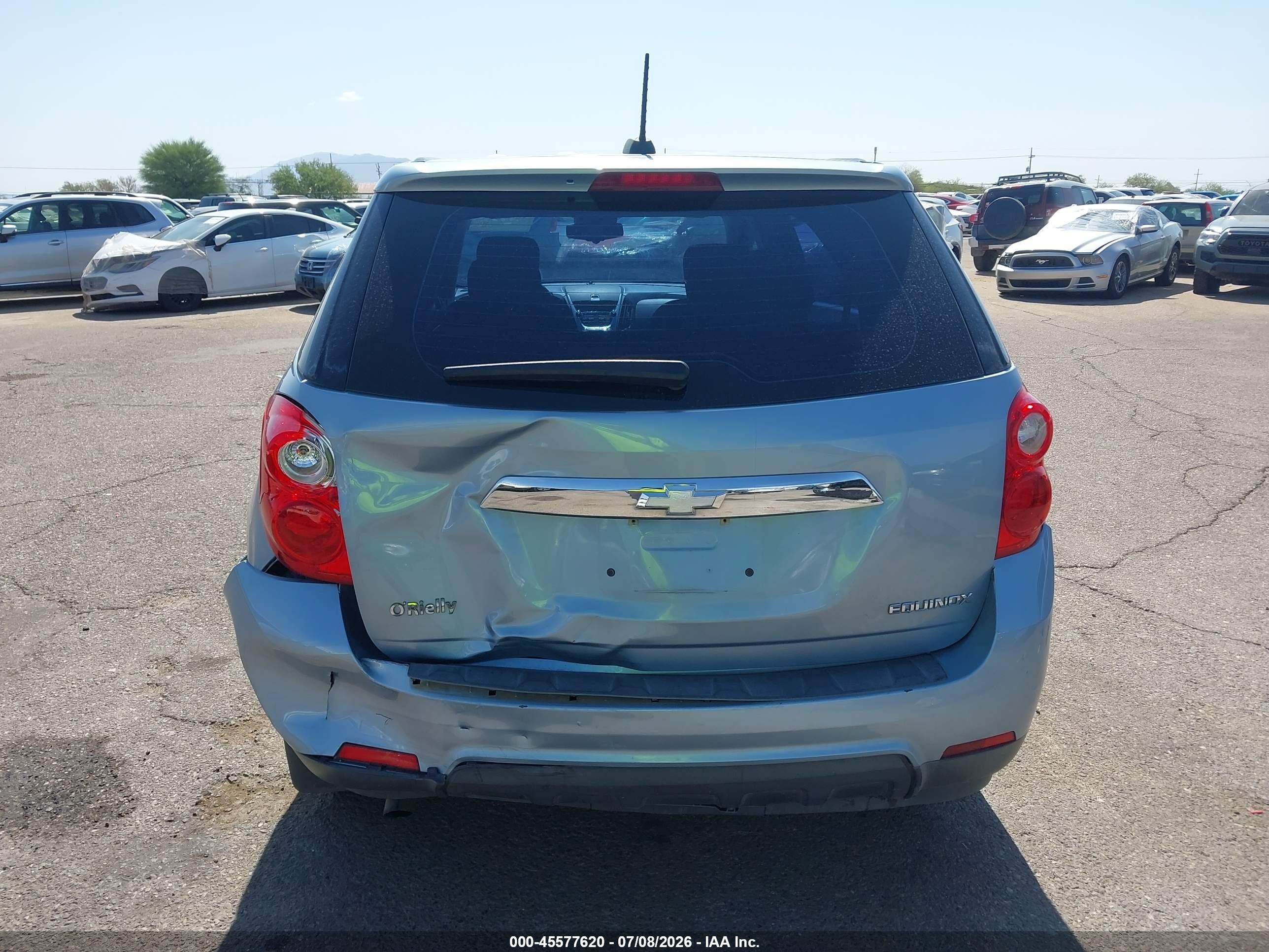 2015 Chevrolet Equinox Ls Light Blue vin: 2GNALAEK5F6102767