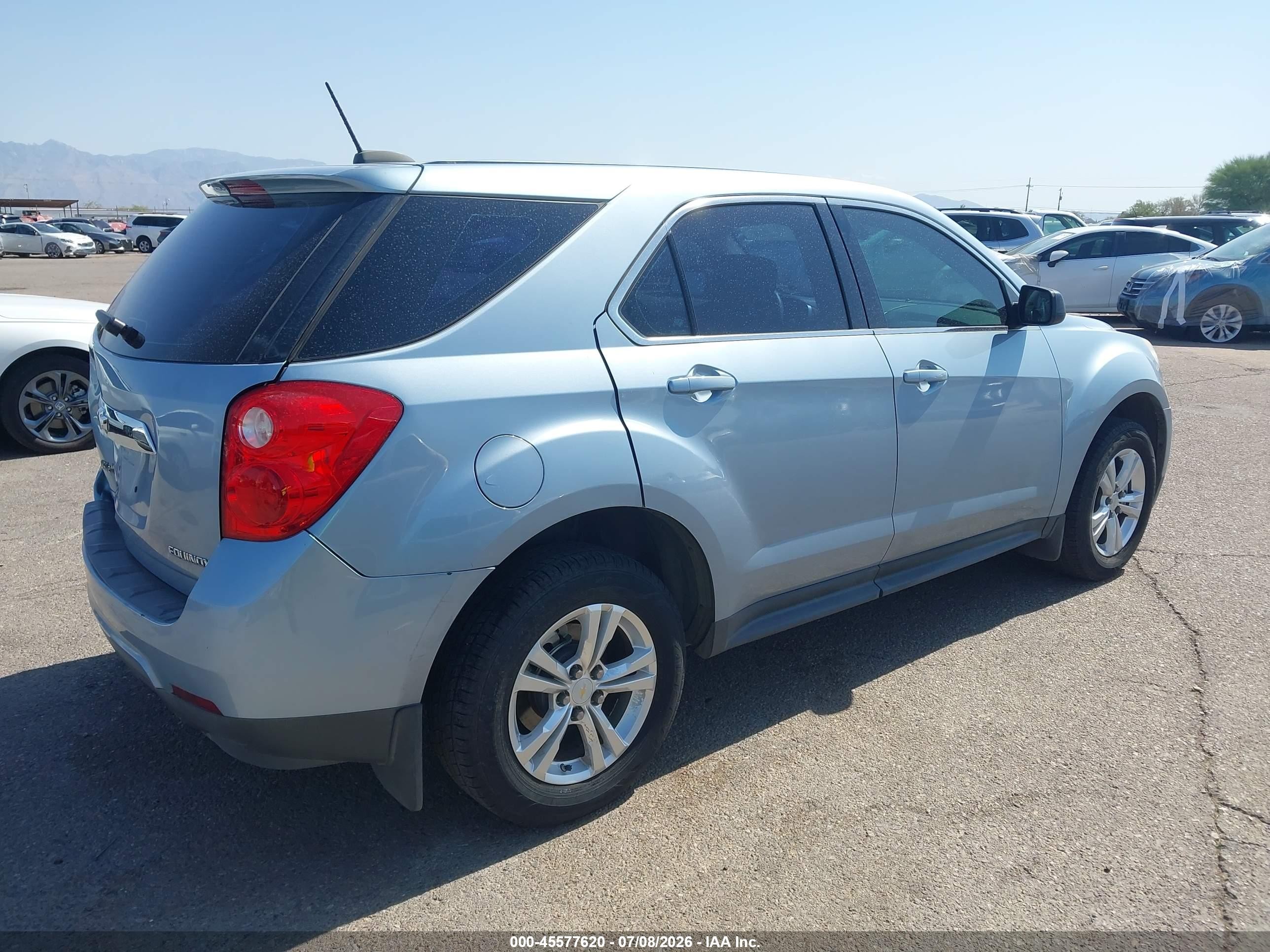 2015 Chevrolet Equinox Ls Light Blue vin: 2GNALAEK5F6102767