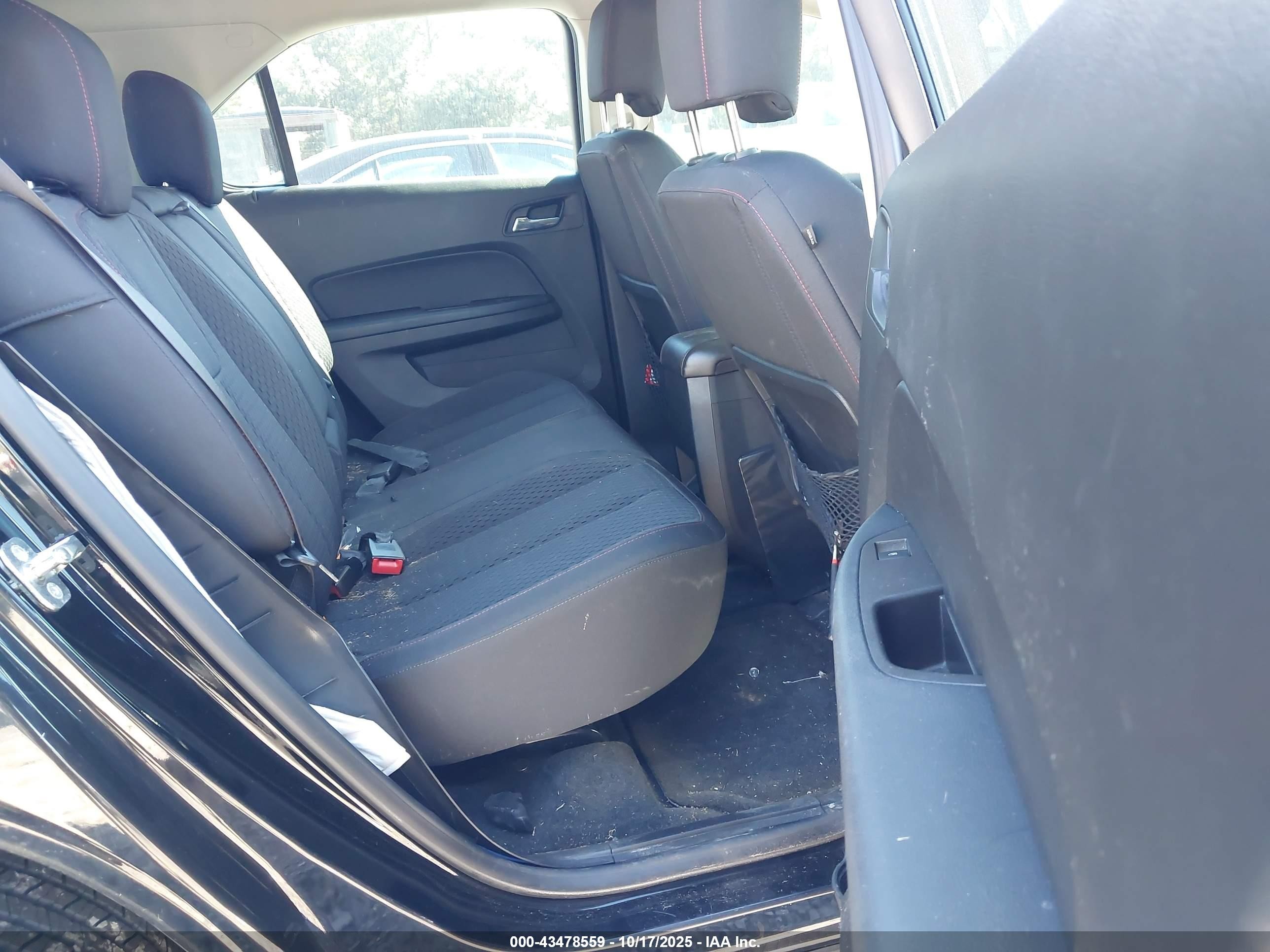 2015 Chevrolet Equinox Ls Black vin: 2GNALAEK5F6315198