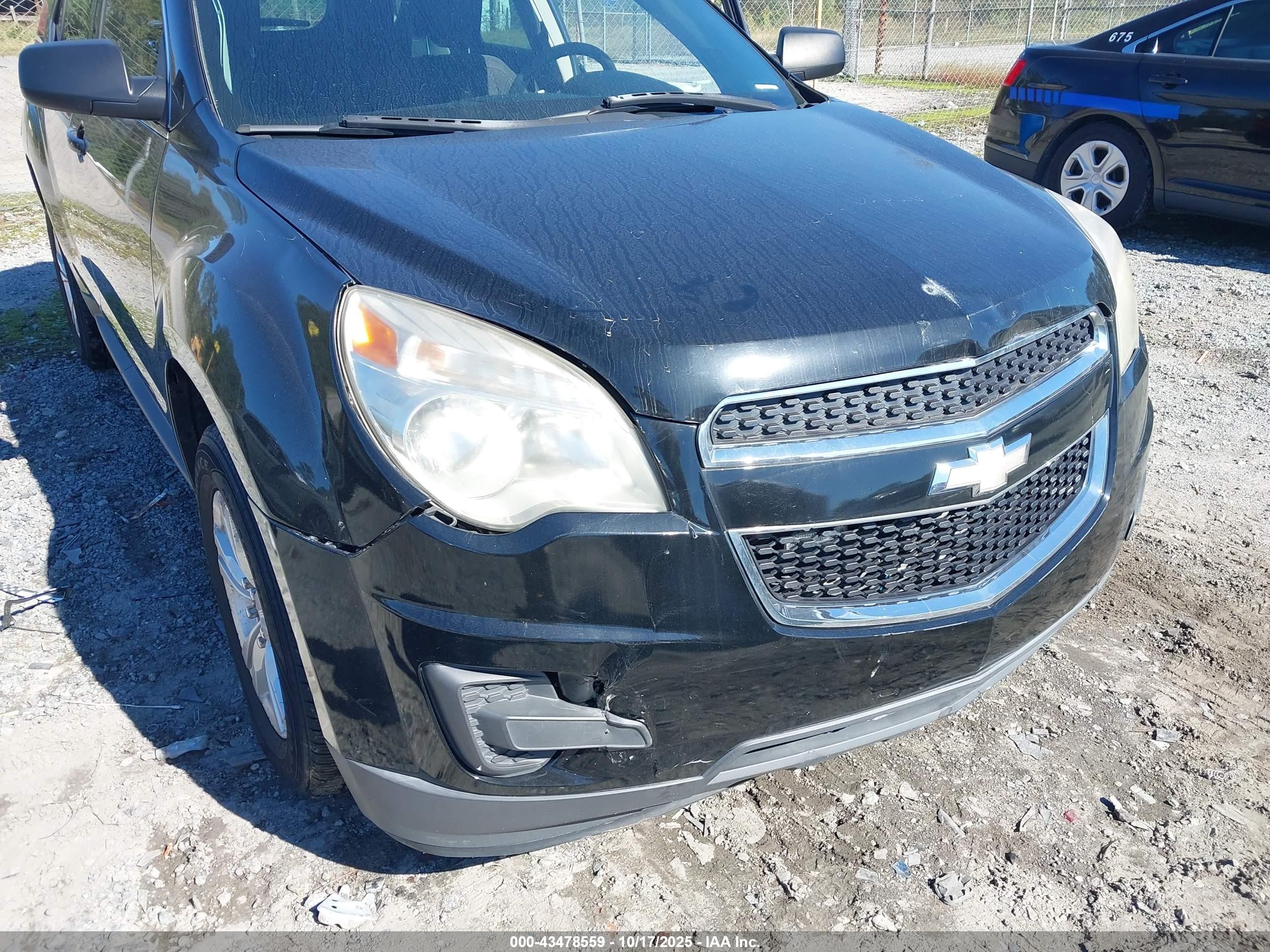 2015 Chevrolet Equinox Ls Black vin: 2GNALAEK5F6315198