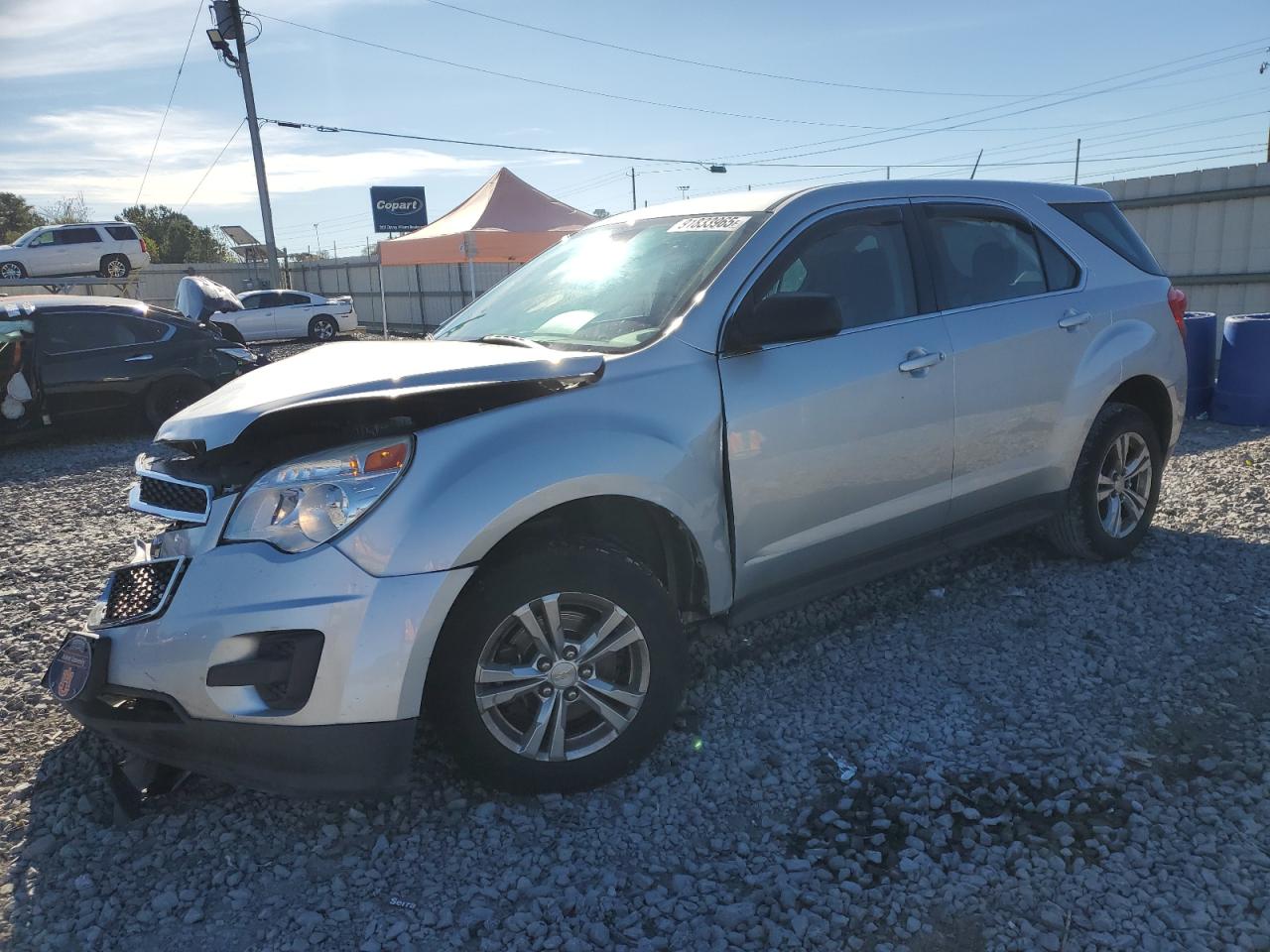 2014 Chevrolet Equinox Ls Gray vin: 2GNALAEK6E1131707